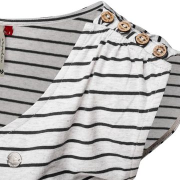 Ragwear Shirtkleid Chego Stripes Intl. stylisches Sommerkleid mit Streifen-Muster