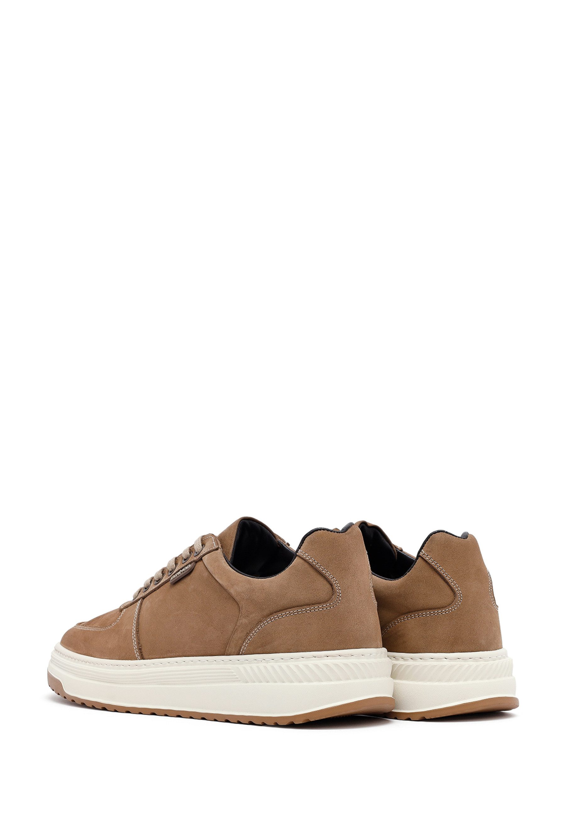 Derimod Freizeit-Sneaker aus Leder Sneaker Schnürsenkel, Lederfutter, Gummisohle