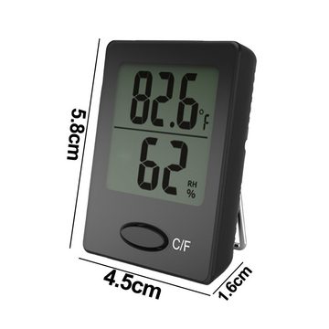 GelldG Hygrometer Funk Thermometer innen Außen, Hygrometer Feuchtigkeit Digital