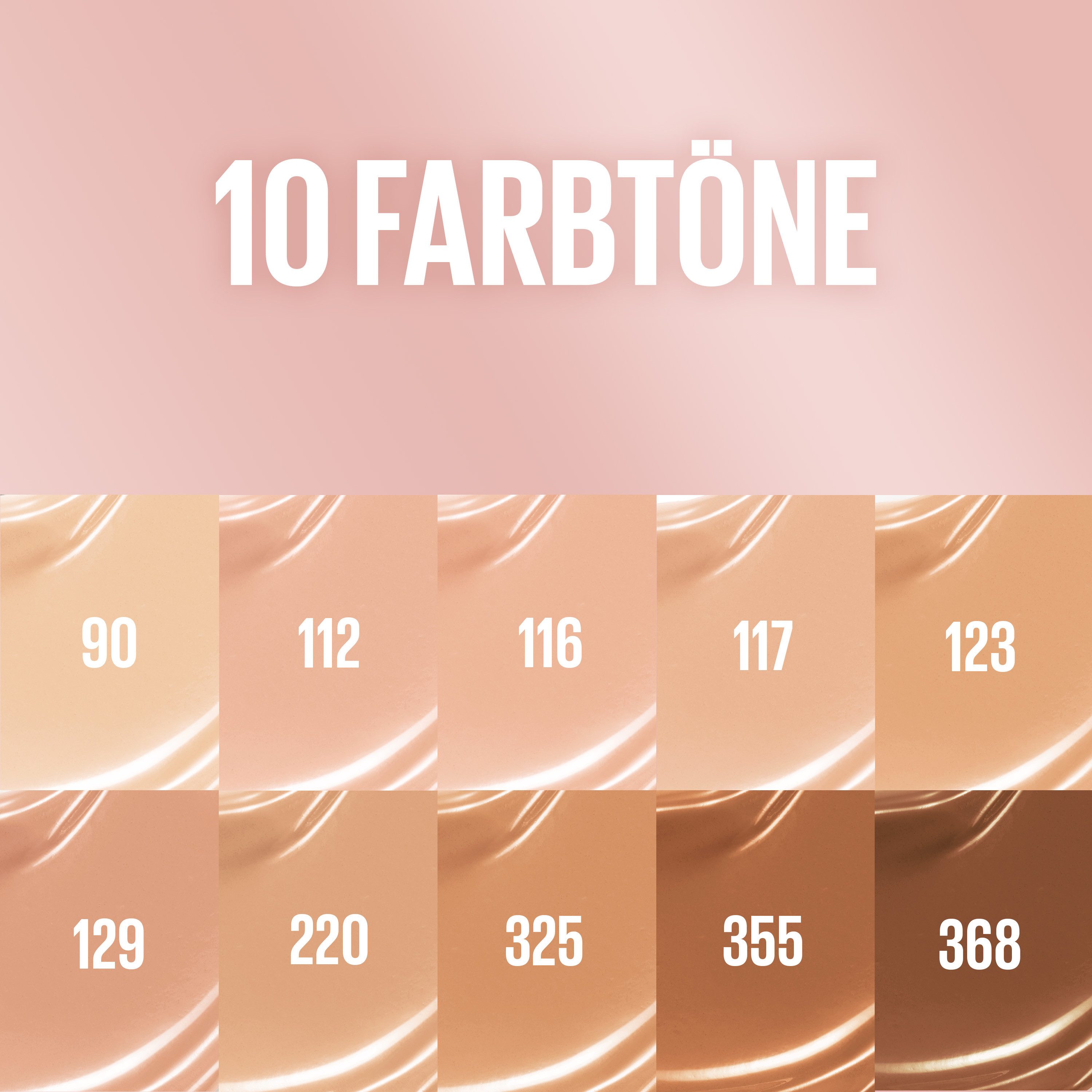 MAYBELLINE NEW YORK Foundation LIFTER PLUMP AND GLOW FOUNDATION, verleiht sofort einen strahlenden Glow