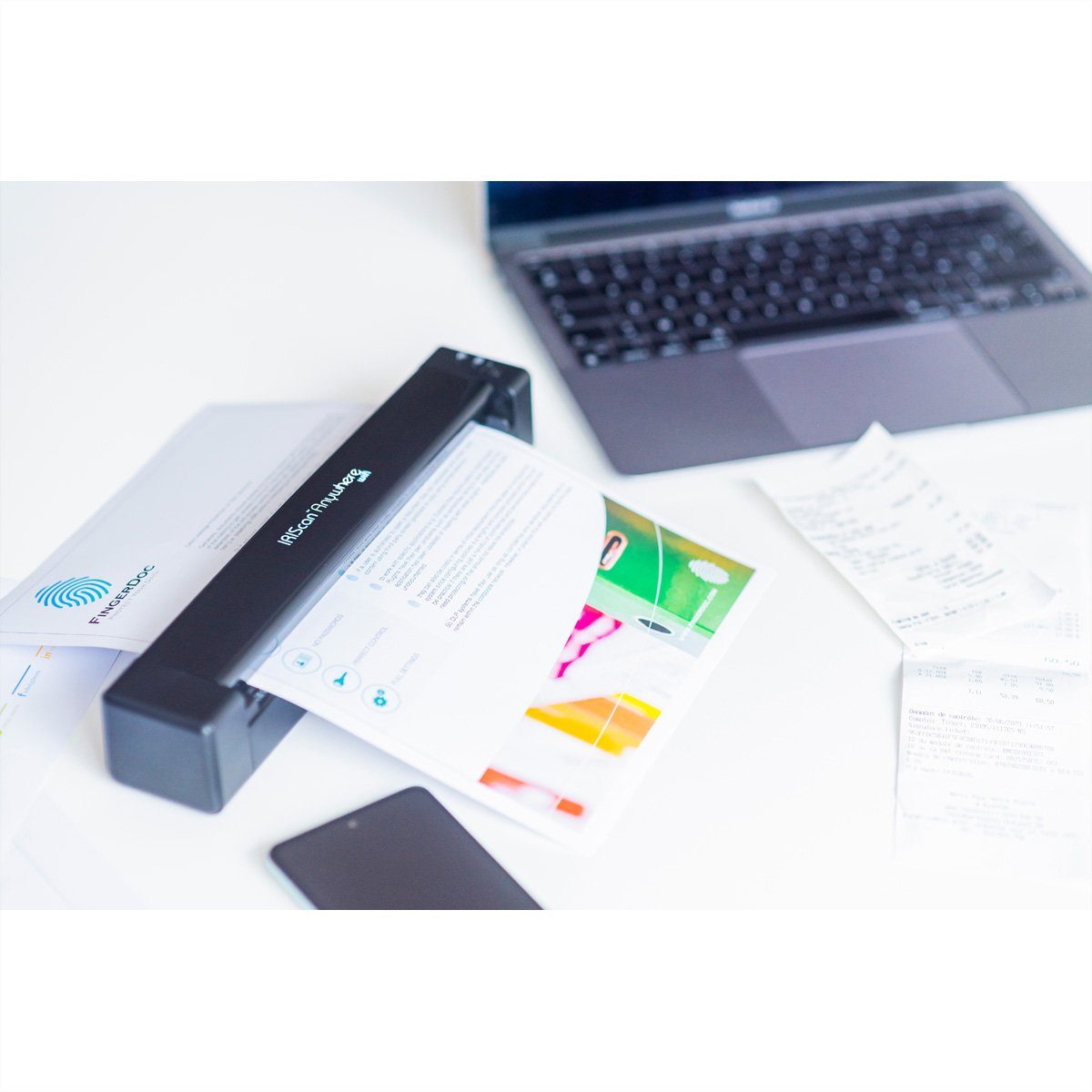 Iris by Canon IRIScan Anywhere 6 WIFI Simplex 15PPM Scanner, (Mobiler Batteriescanner, 461855)