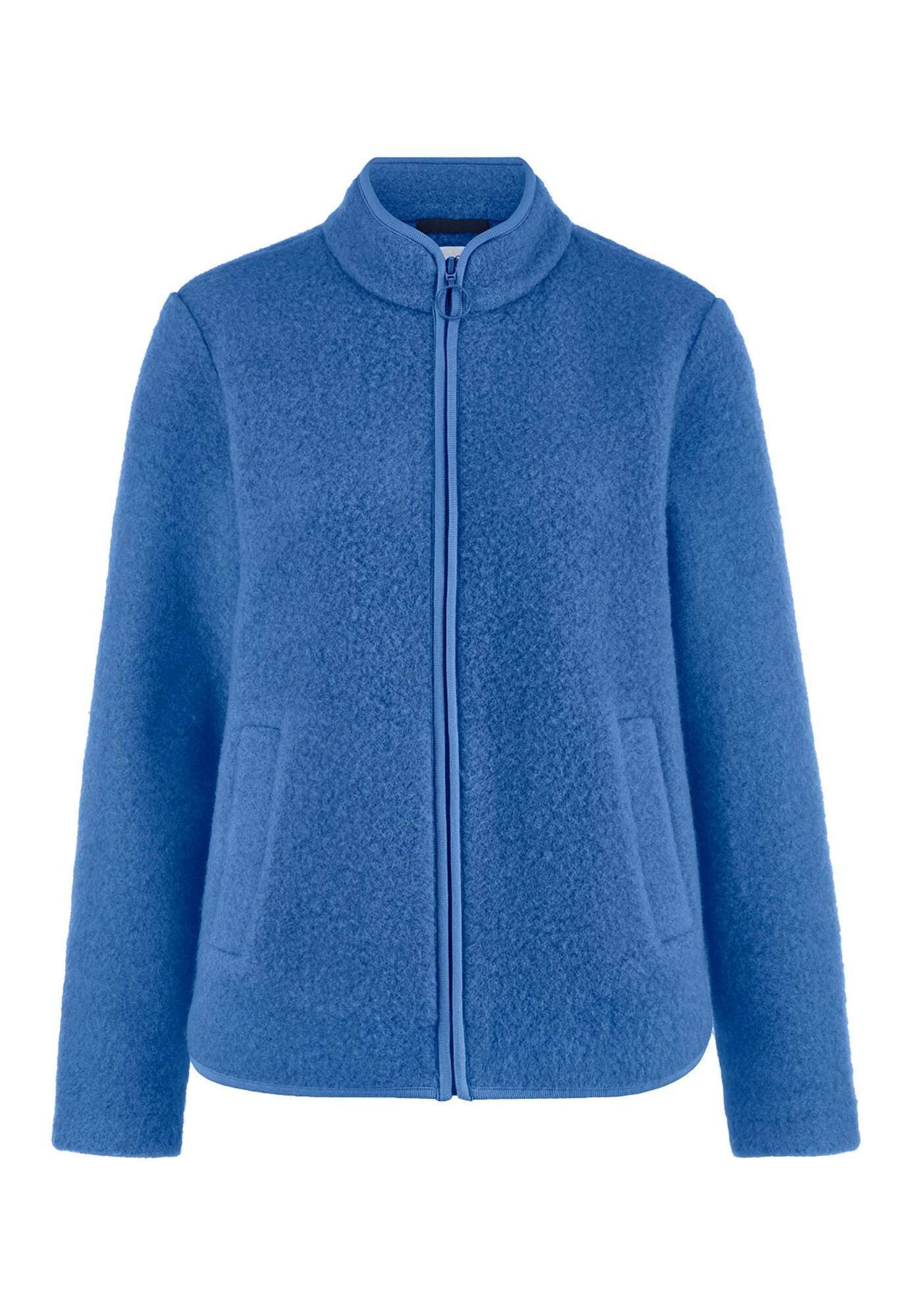 Hessnatur Fleecejacke Regular aus reiner Bio-Merinowolle (1-St)