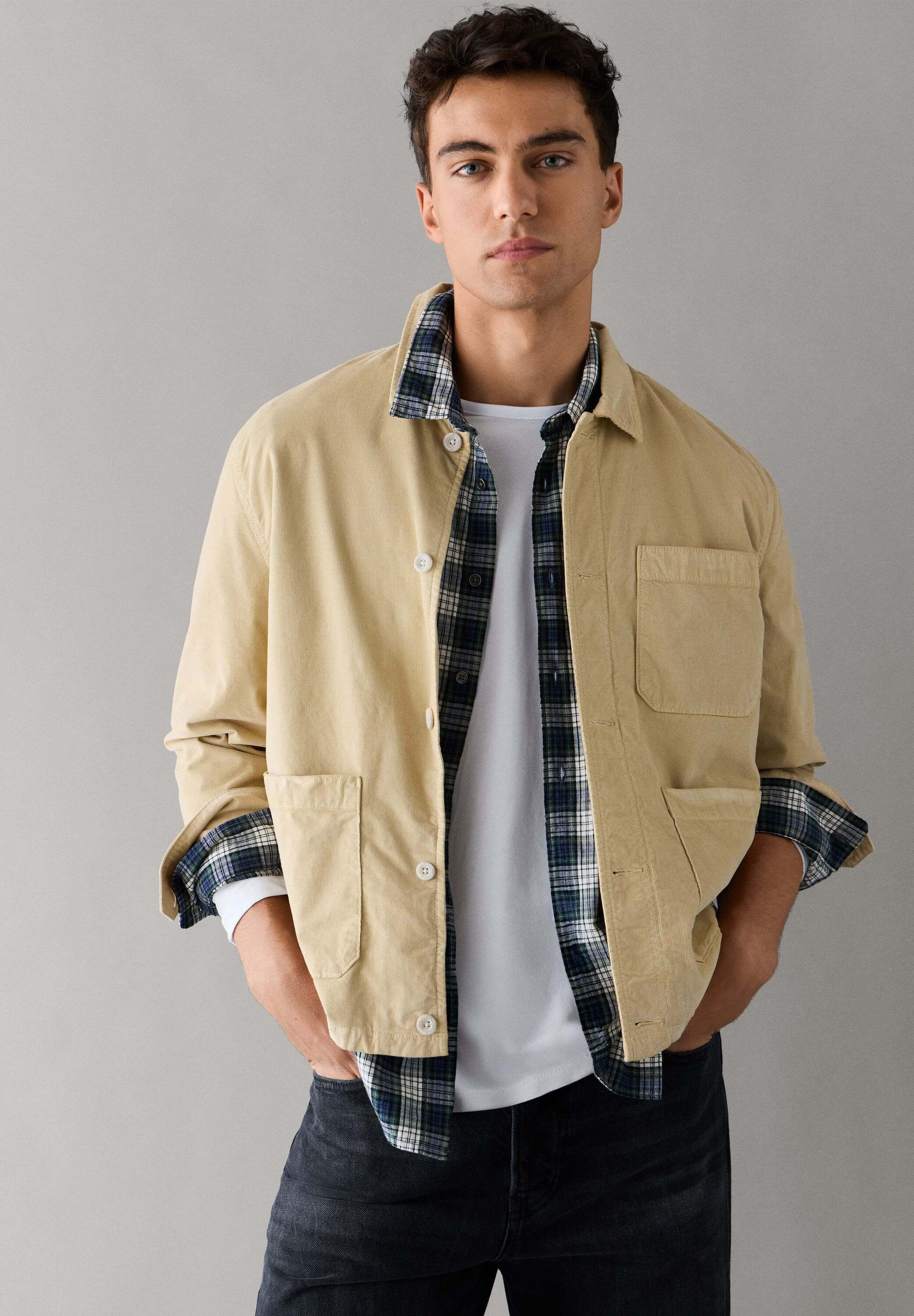 Pepe Jeans Winterjacke Winterjacke CORDUROY OVERSHIRT