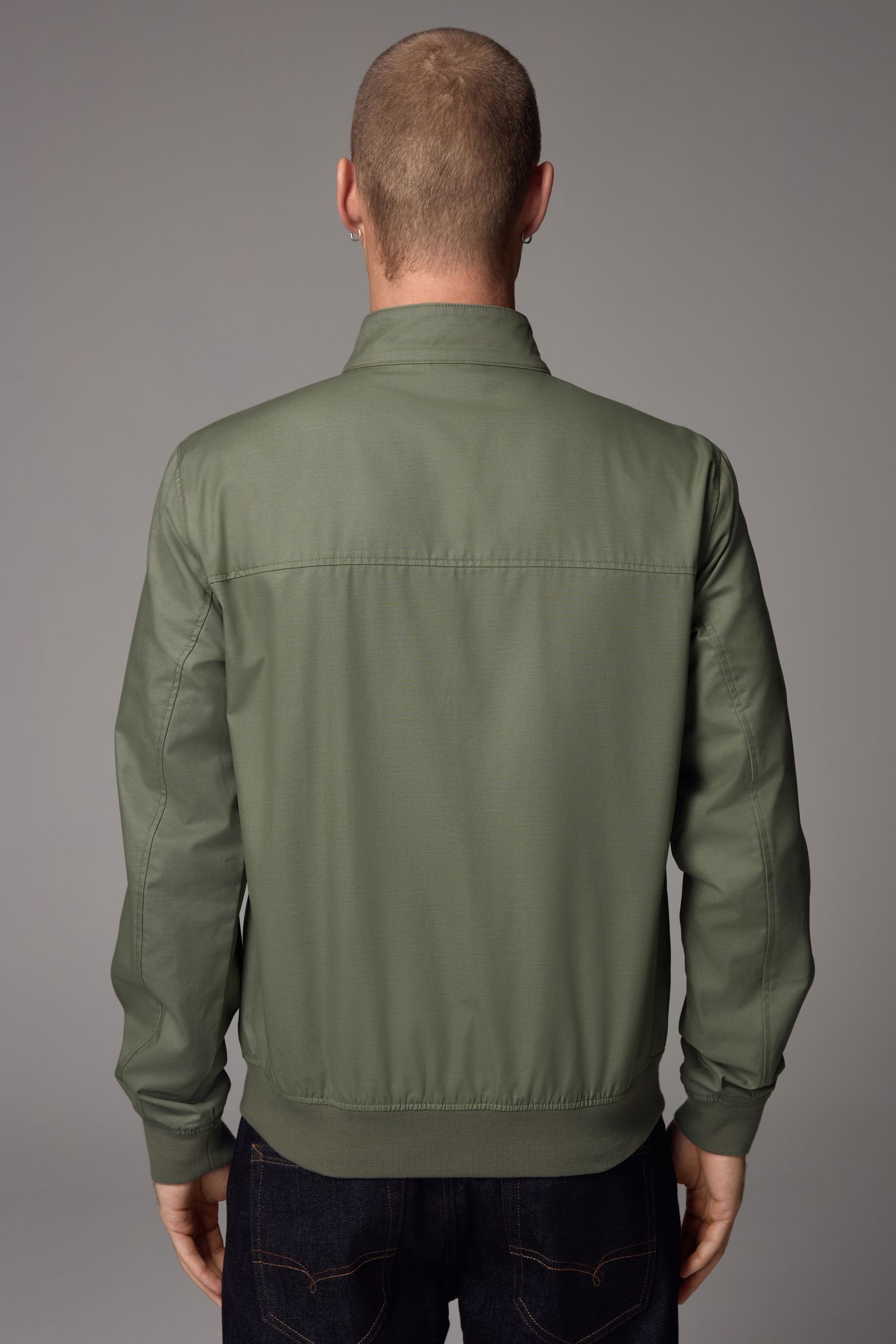 Next Blouson Wasserabweisende Harrington-Jacke mit Karofutter günstig online kaufen