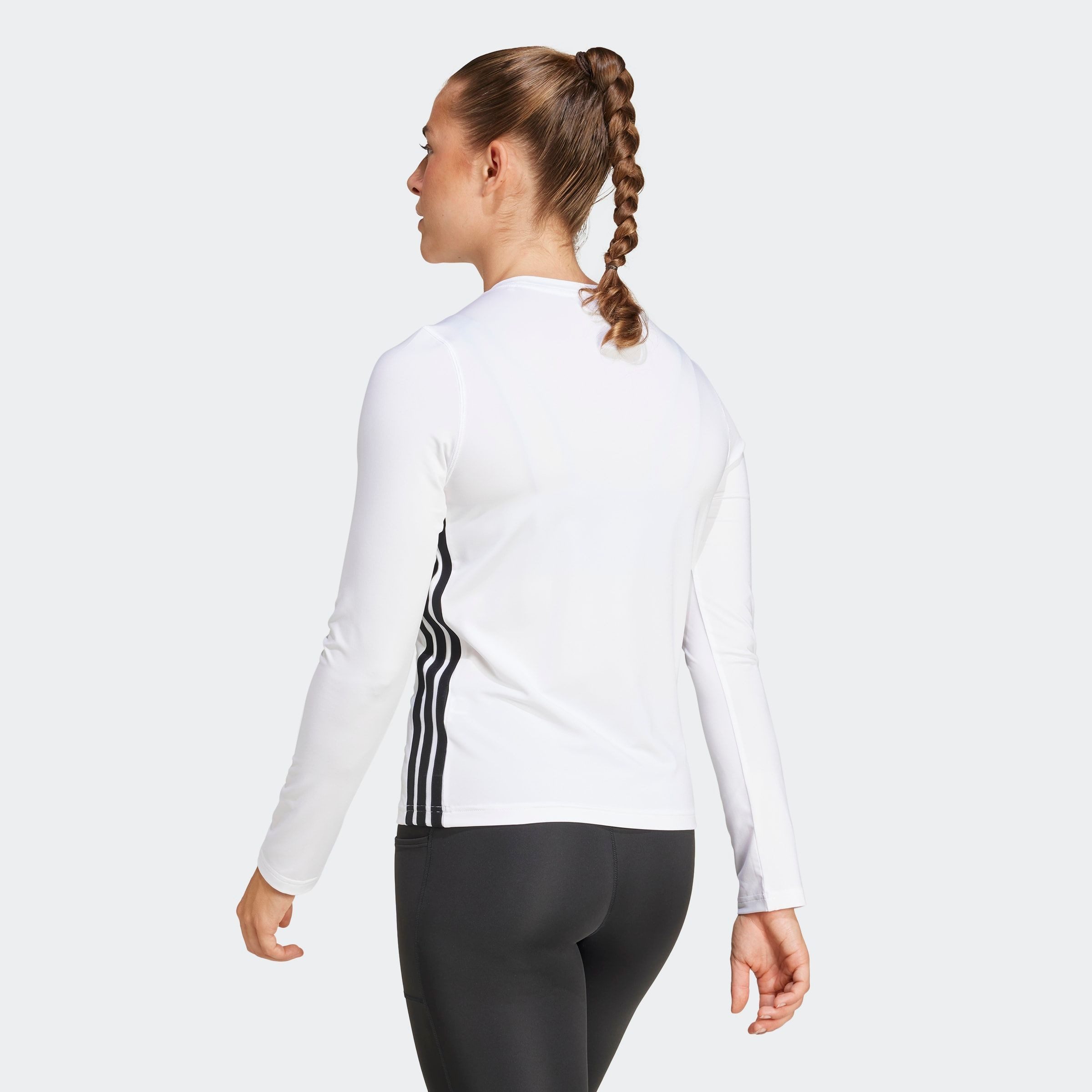adidas Performance Funktionsshirt ESSENTIALS 3-STREIFEN WORKOUT LONGSLEEVE günstig online kaufen