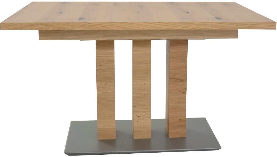 K+W Komfort Tischplatte Wohnen III, Esstisch Untergestell rechteckig, Santos furniert Esstisch Eiche in und &
