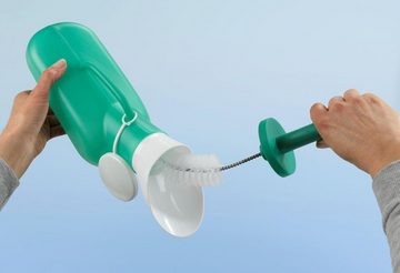 WENKO Urin-Flasche Unisex, mit Reinigungsbürste