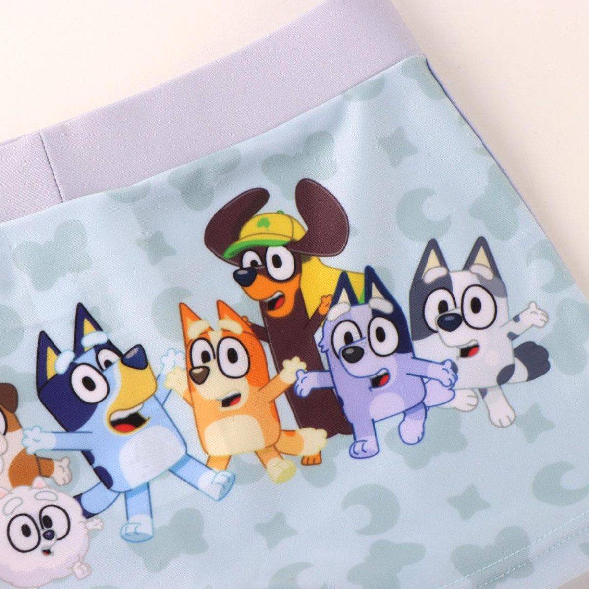 Bluey Boxer-Badehose Kinder Swim Strand Pool und Schwimmbad (Packung)