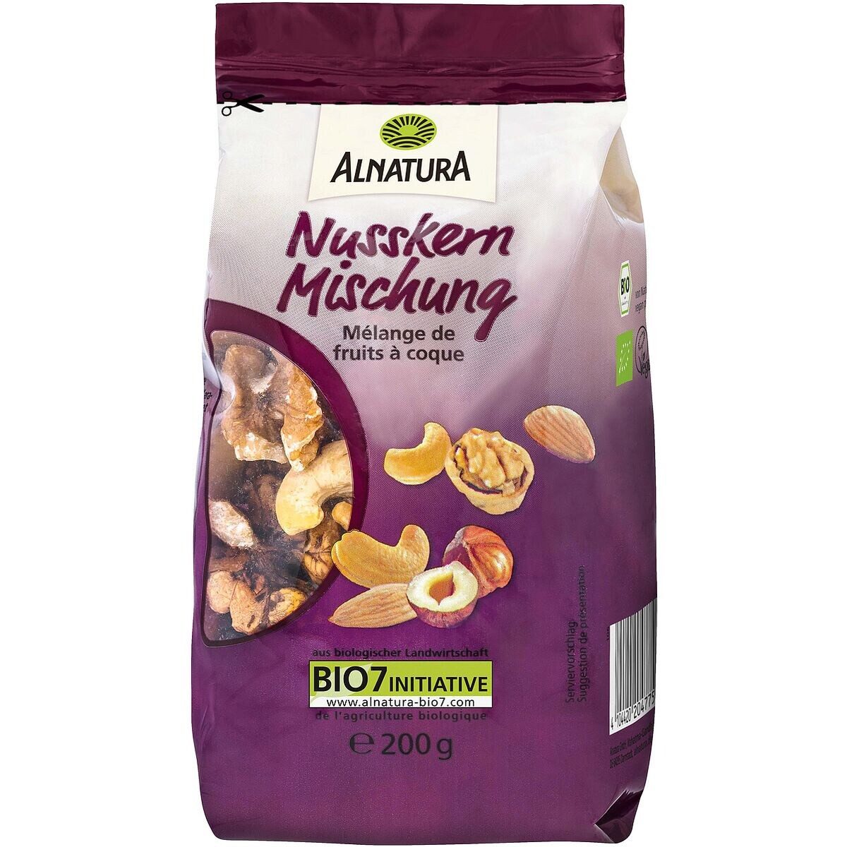 Alnatura Nüsse Nusskern Mischung, 200 g