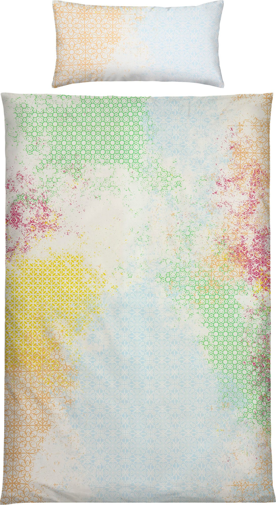 REDBEST Bettwäsche Bettwäsche, Mako-Satin, Satin Ornamente/Grafik