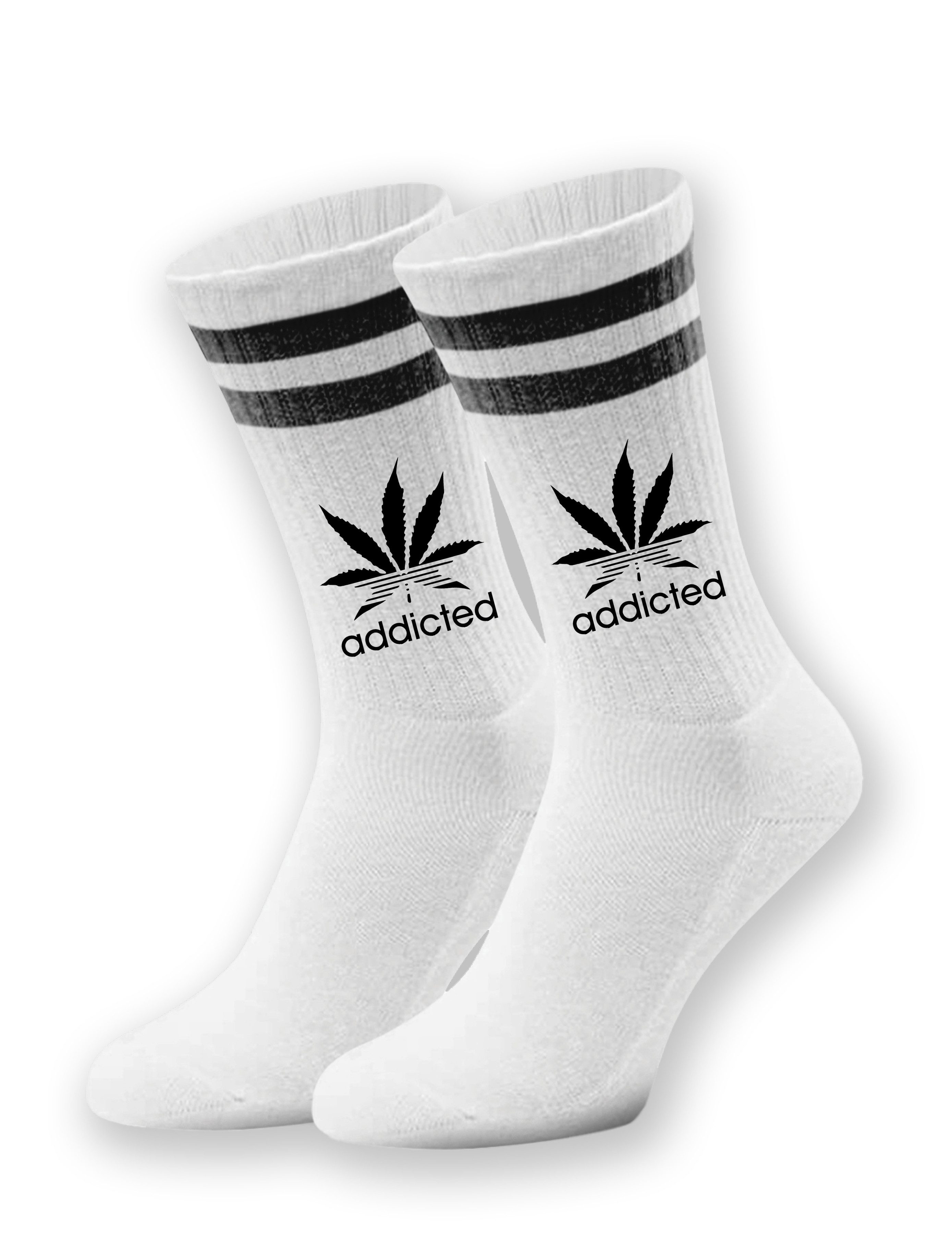 Youth Designz Tennissocken Addicted Unisex Tennis Socken mit verstärkter Verse und Zehenbereich