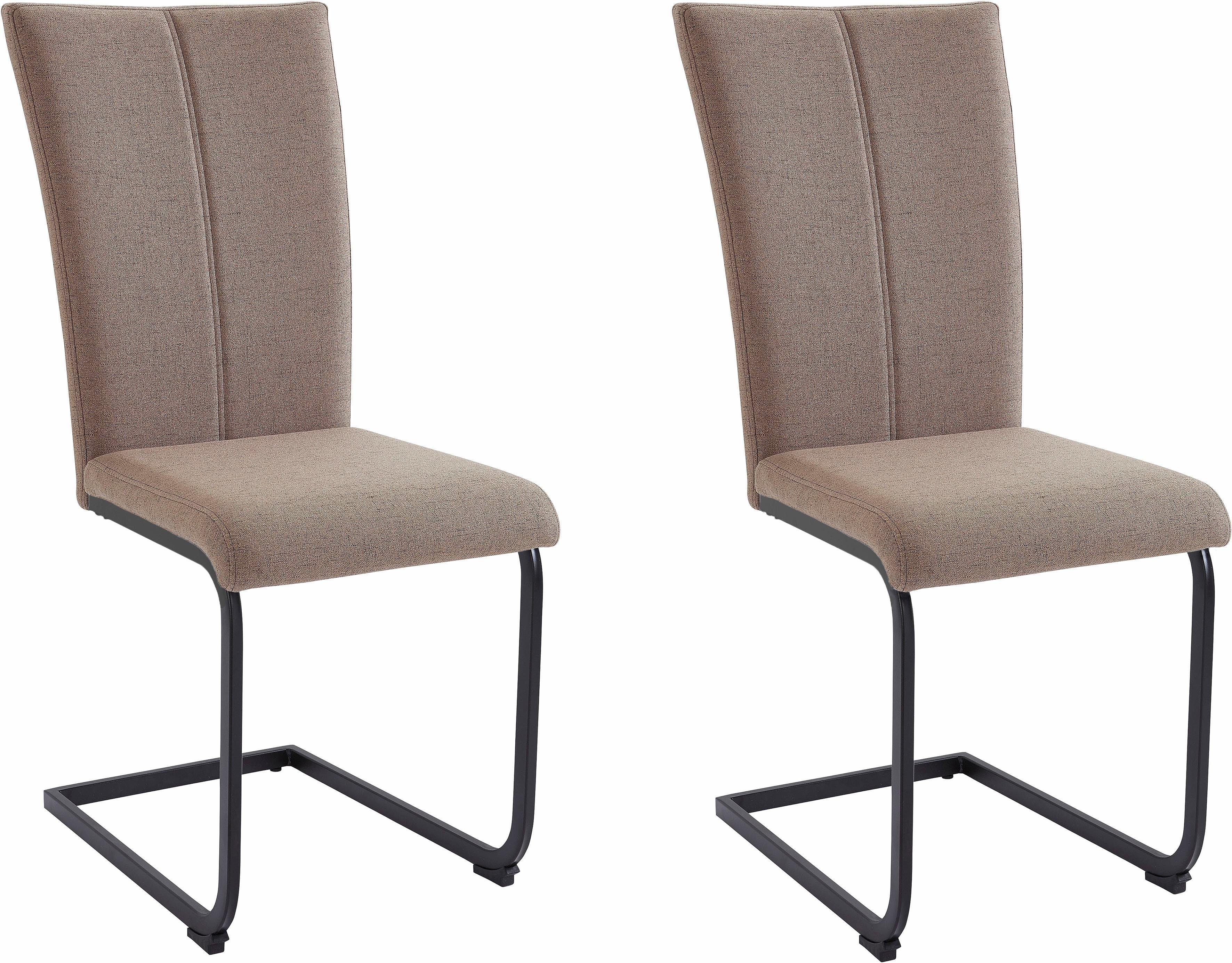 Home affaire Freischwinger "Nils", (Set), 2 St., Microfaser-Feinstruktur, S günstig online kaufen