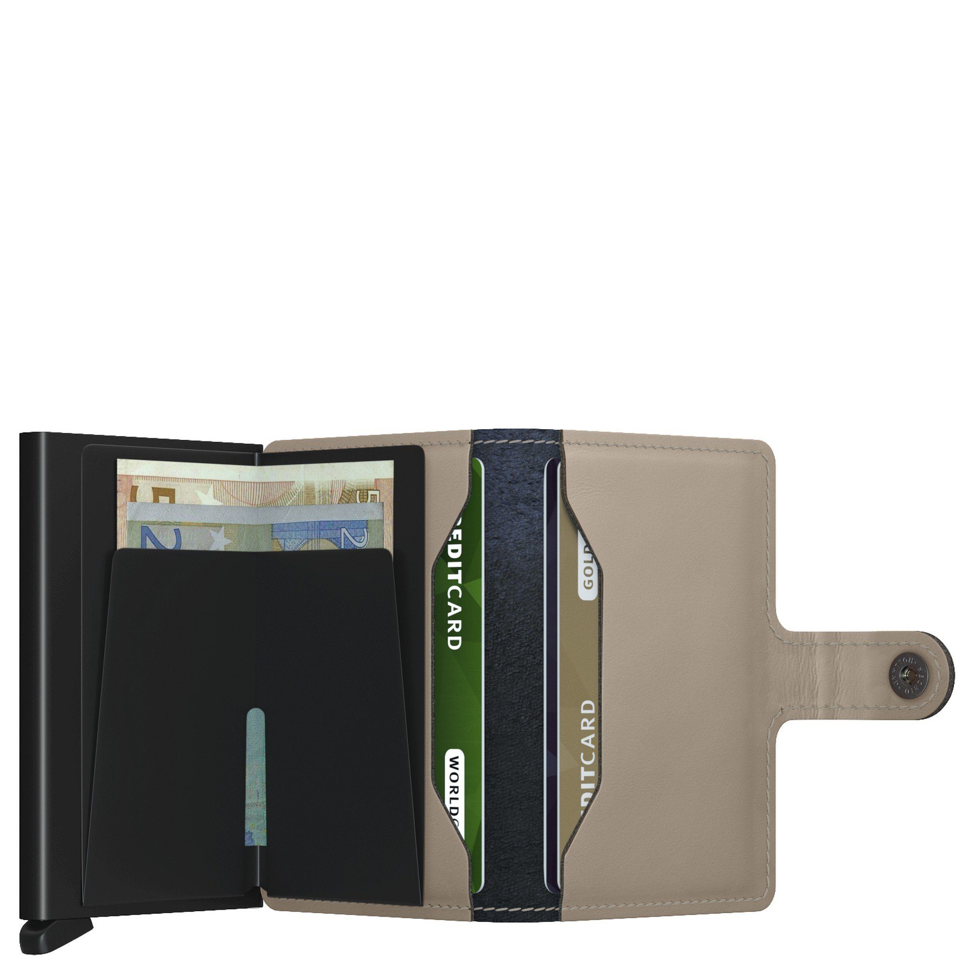 SECRID Geldbörse (1-tlg) RFID 6.5 Matte Miniwallet desert Geldbörse - cm