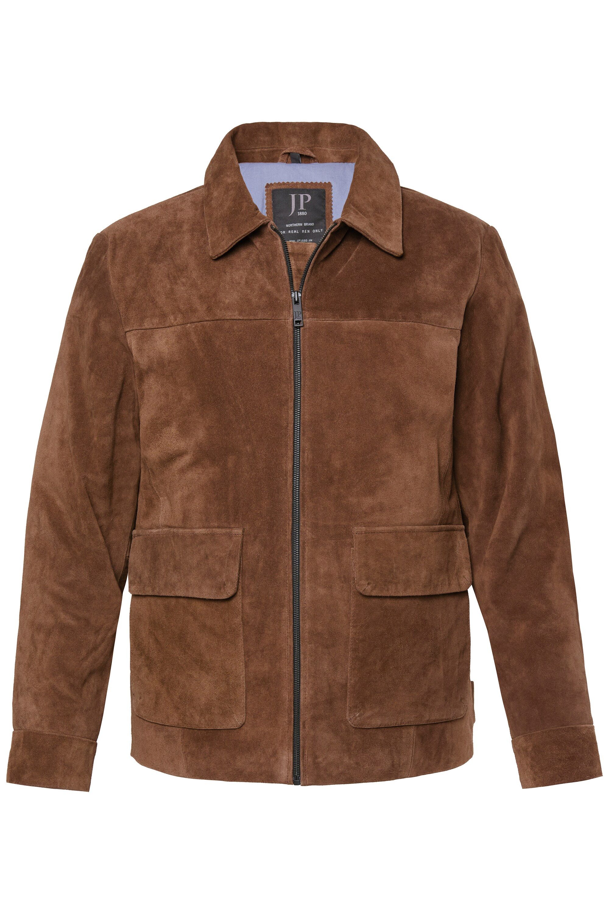 JP1880 Lederjacke Lederjacke kerniges Rindvelourleder bis 7 XL günstig online kaufen