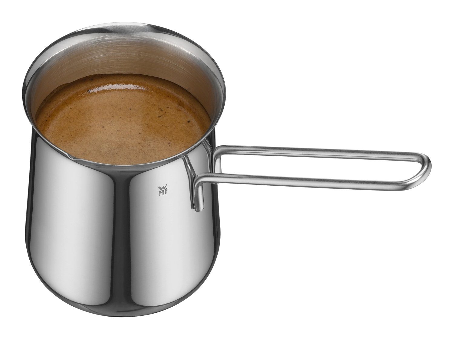 WMF Kaffeekanne Mokkakännchen GOURMET, mit Griff, Schüttrand, 0,34 l, Cromargan Edelstahl 18/10