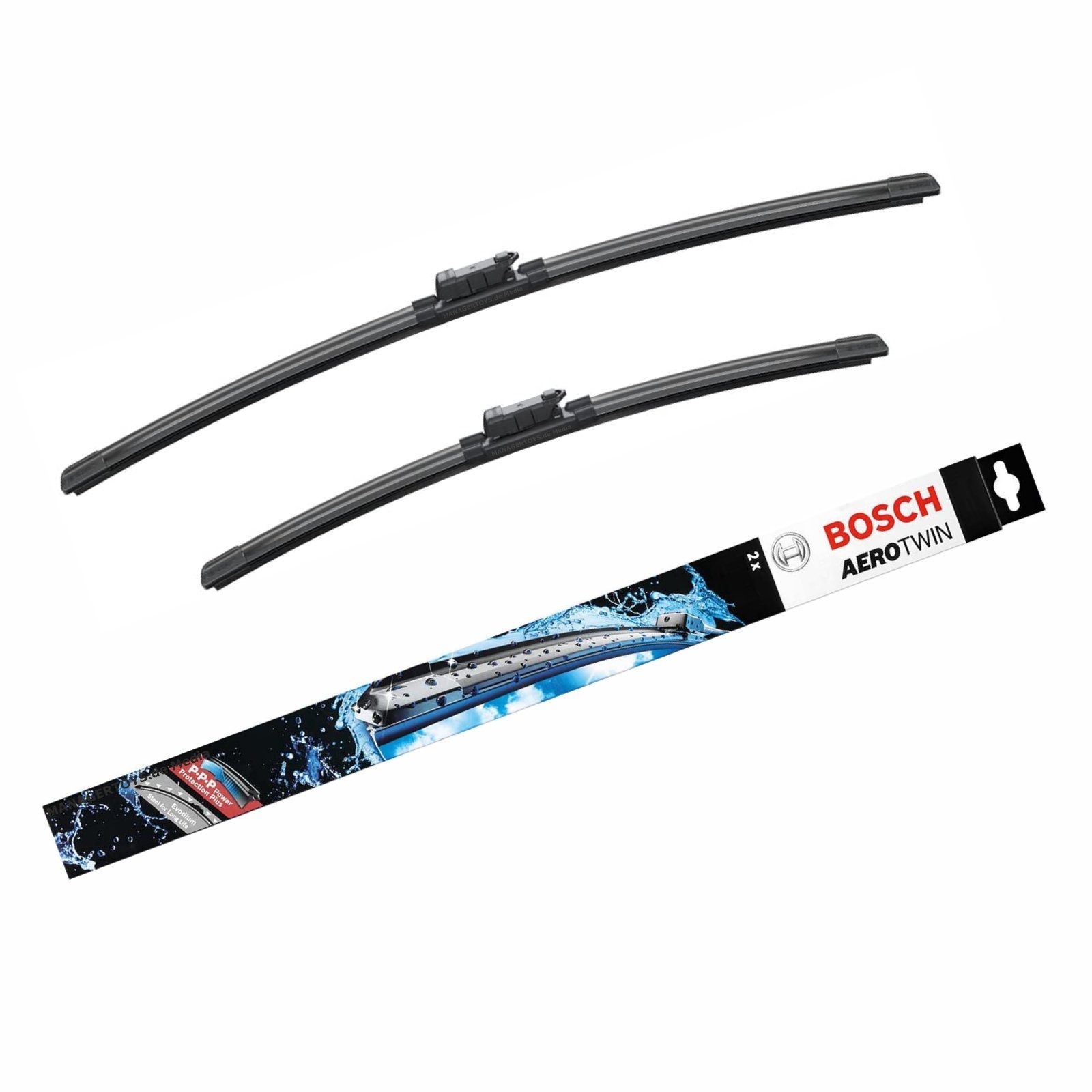 Bosch Automotive Scheibenwischblätter AEROTWIN A 147 S AM460S Scheibenwischer Wischerblätter Set 3397014147