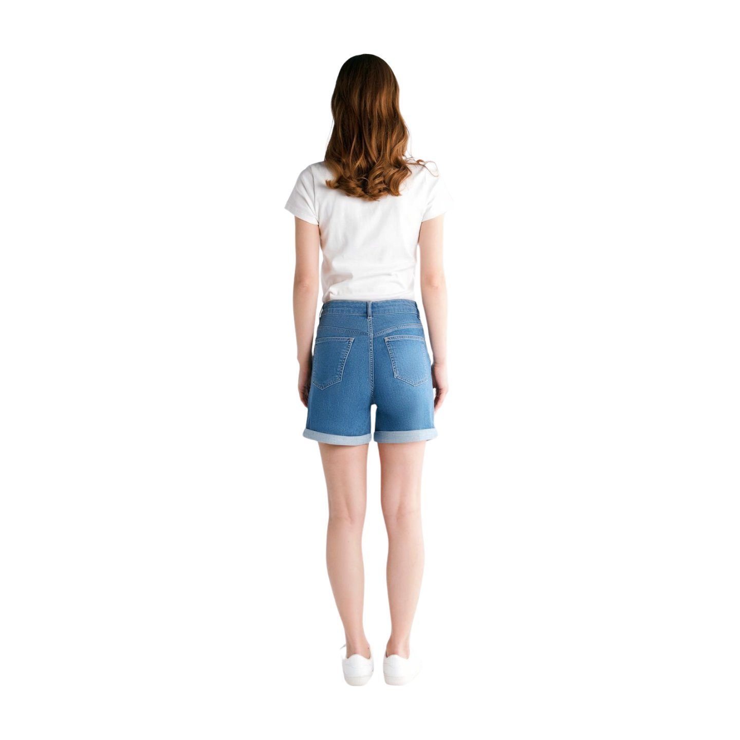 Evermind Jeansshorts Women's Mom Shorts