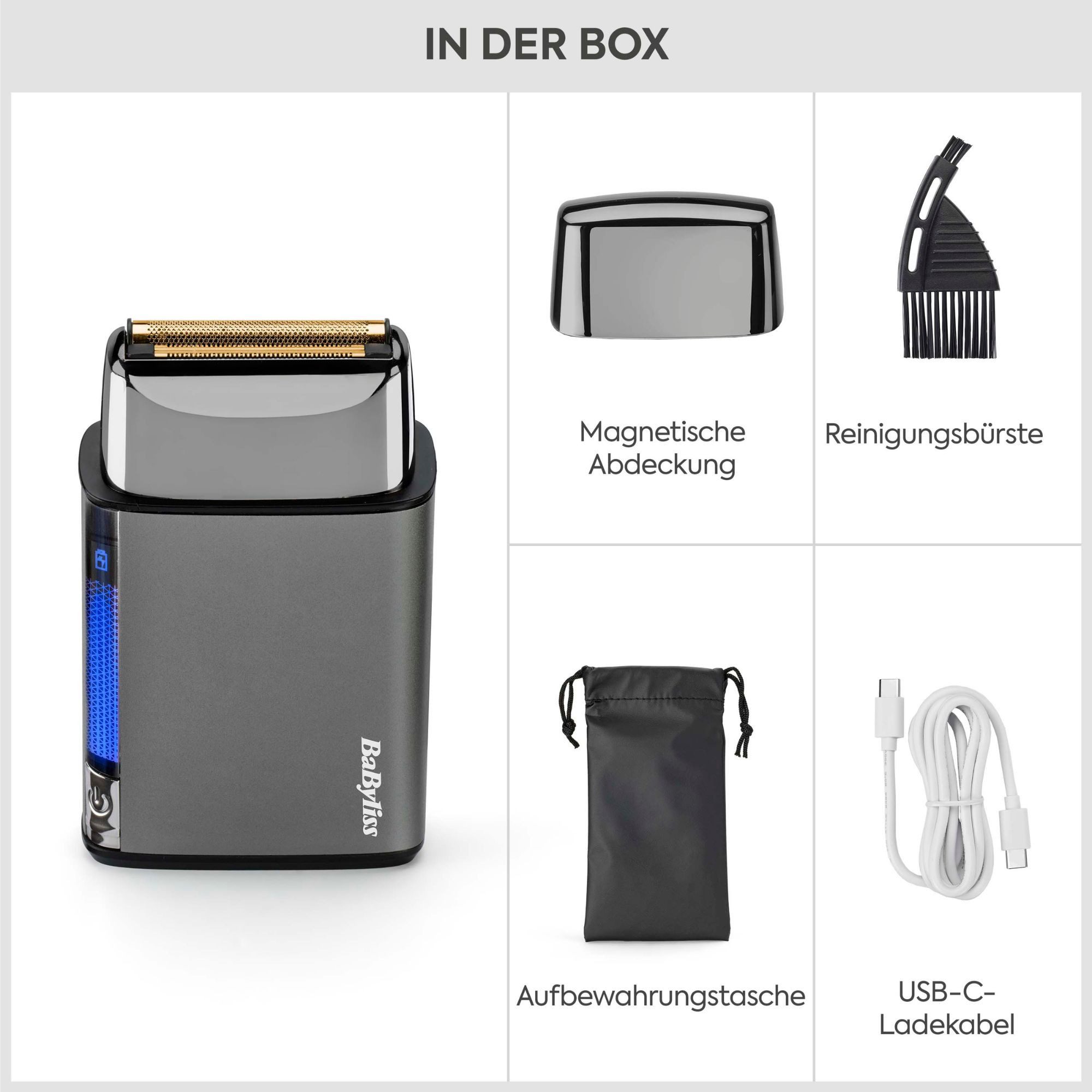 BaByliss Elektrogesichtshaarentferner Super-X Metal Folienrasierer – Bild 2 von 5