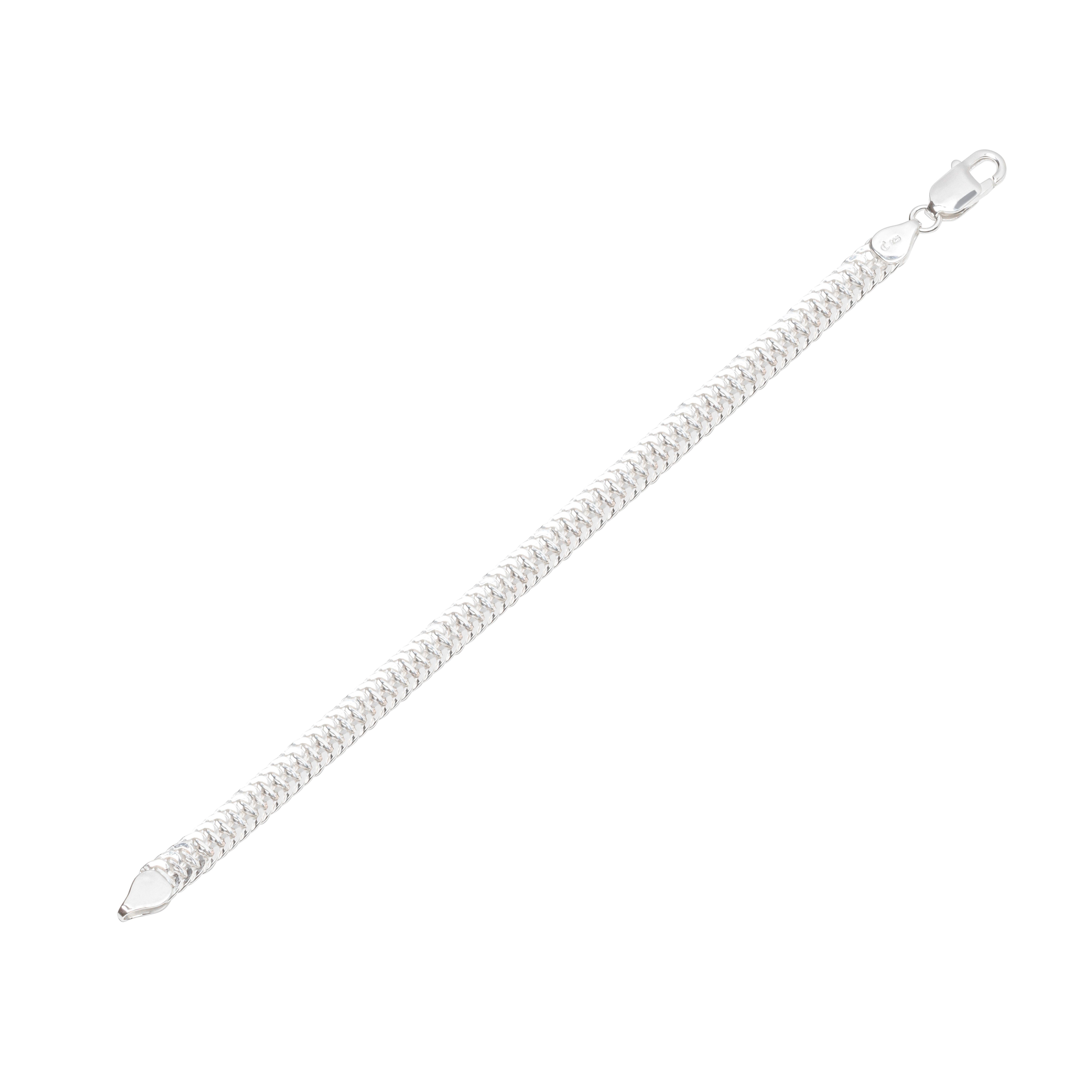 Silberarmband Armband 925 Sterling Silber 19cm Fuchsschwanzkette