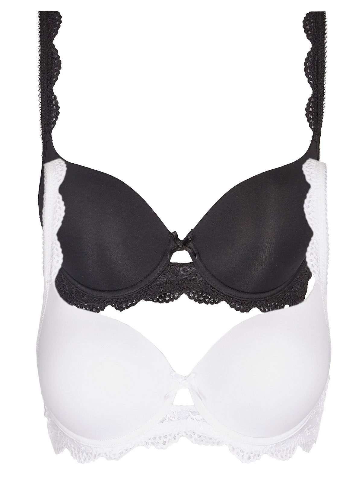Nina Von C. Set: Schalen-BH 2er Pack Dirndl BH Silver Edition (Spar-Set, 2-tlg) Push up Effekt