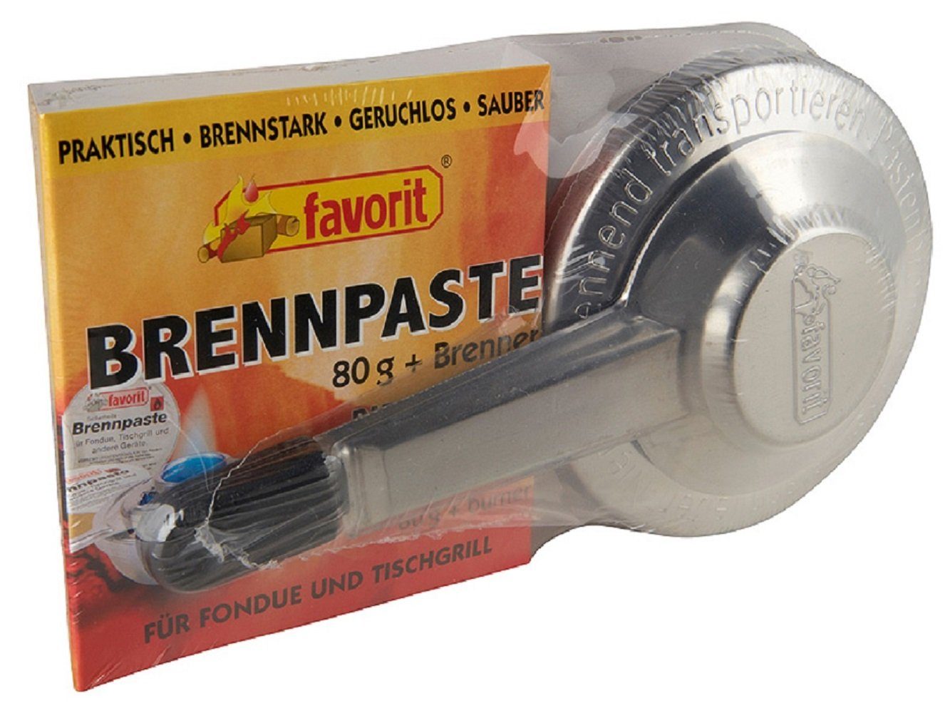 favorit Brennpaste Favorit Brennpaste und Schale für Fondue u. Tischgrill 1808
