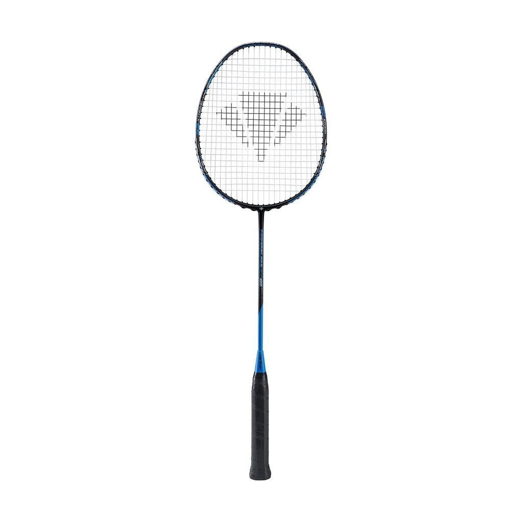 CARLTON Badmintonschläger Powerblade EX 400 (88g/grifflastig/mittel) schwarz/blau - besaitet