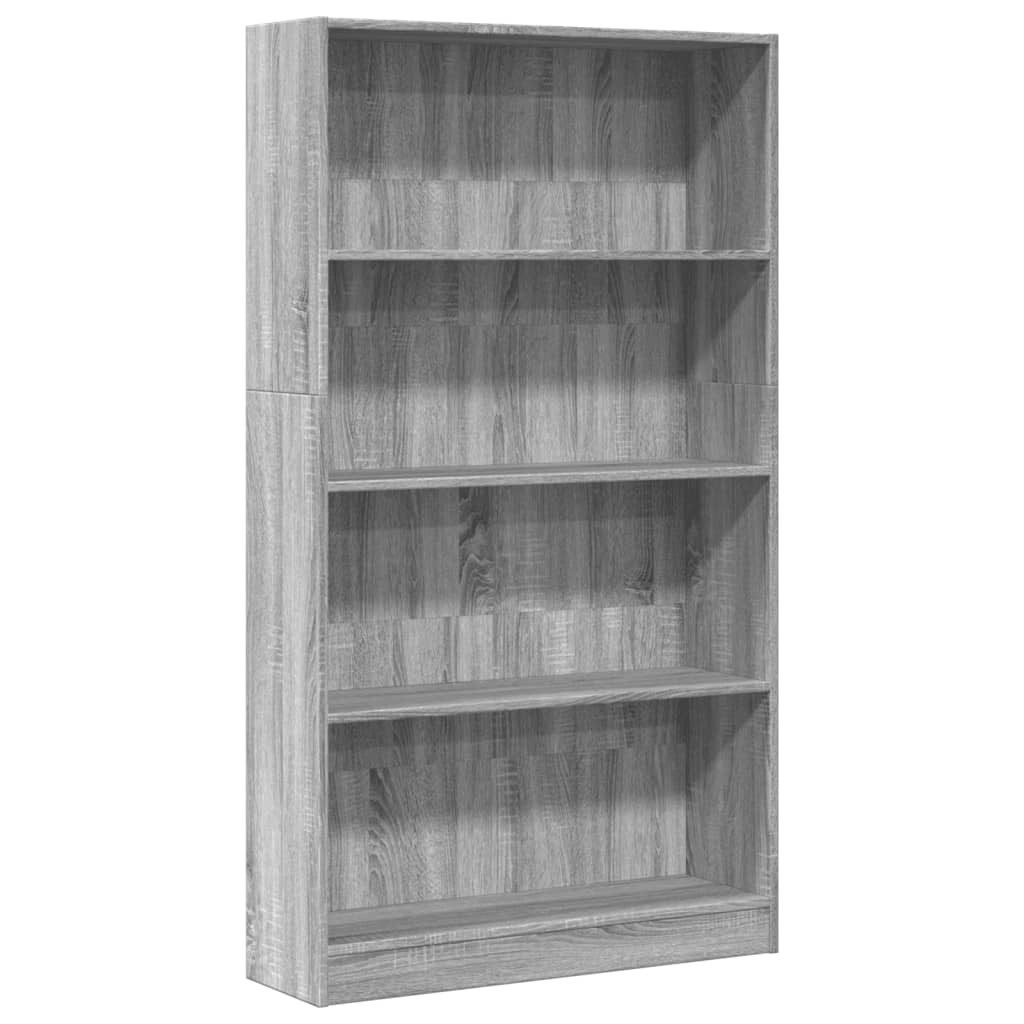 vidaXL Bücherregal Bücherregal Grau Sonoma 80x24x143 günstig online kaufen