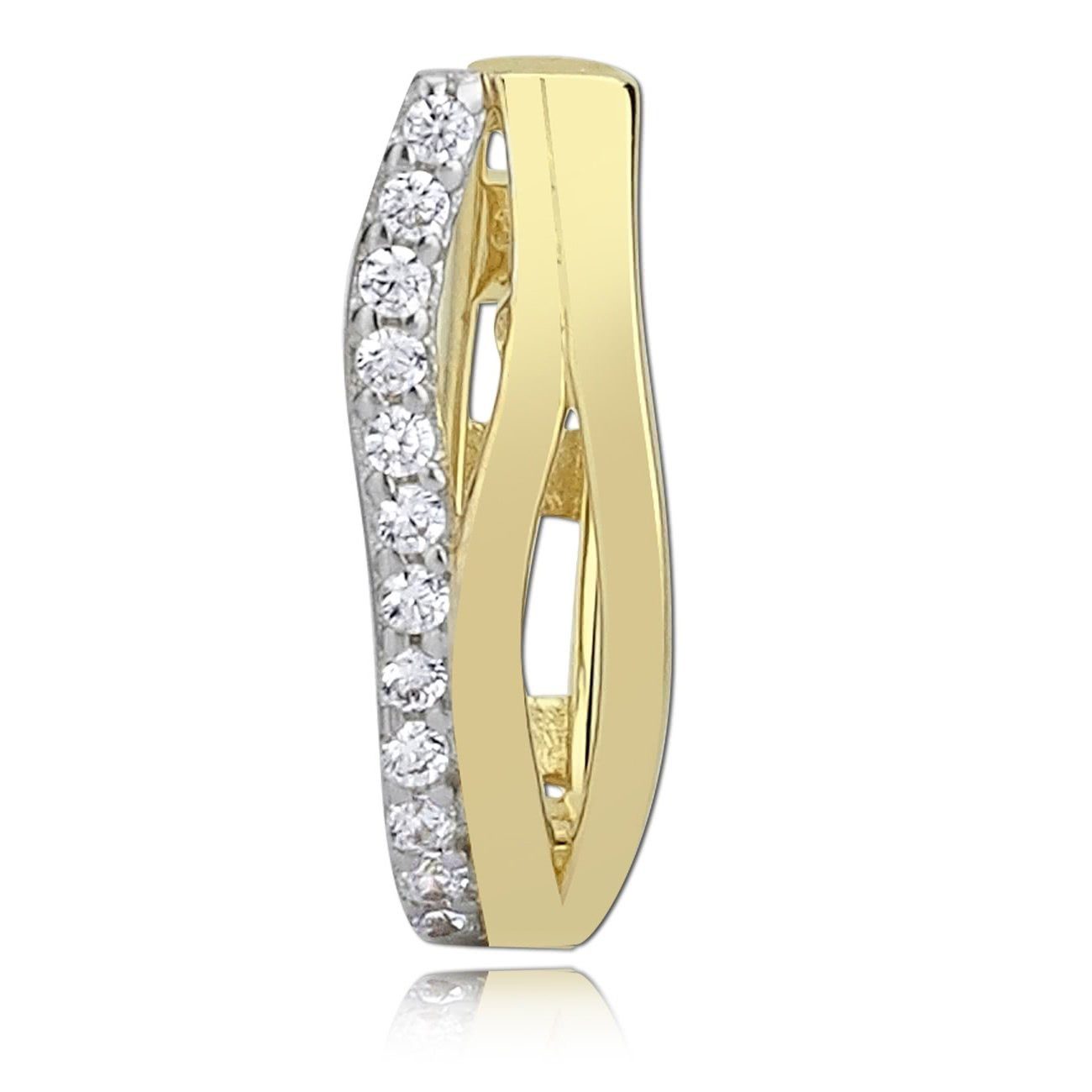 Balia Paar Creolen Balia Creolen für Damen 8K Gold (Creolen), Damen Creolen günstig online kaufen