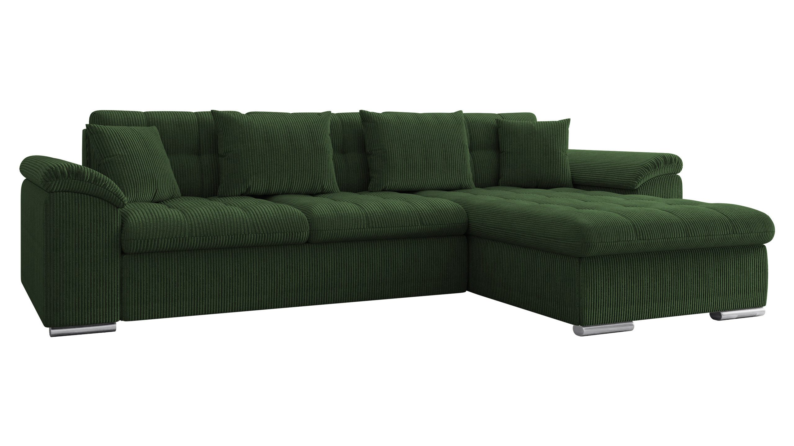 MIRJAN24 Ecksofa Diana Cord, mit Bettkasten günstig online kaufen