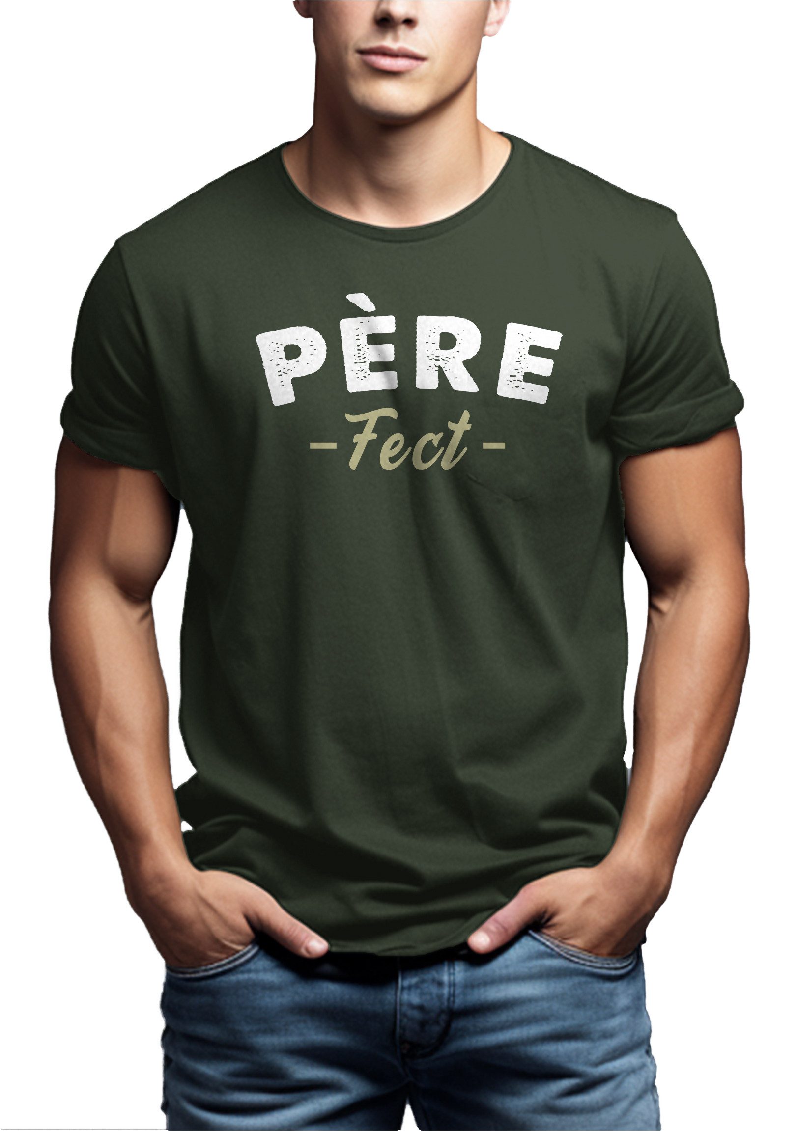MAKAYA T-Shirt Vatertag Spruch Französisch - günstig online kaufen