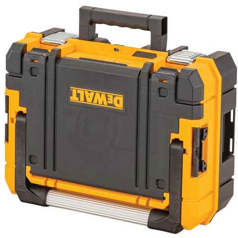 DeWalt Werkzeugkoffer TSTAK I DWST83344-1 Werkzeugbox Werkzeugkoffer Schwarz/Gelb, Basiselement für TSTAK Systemboxen, IP54 Schutz Schaumstoffeinlage