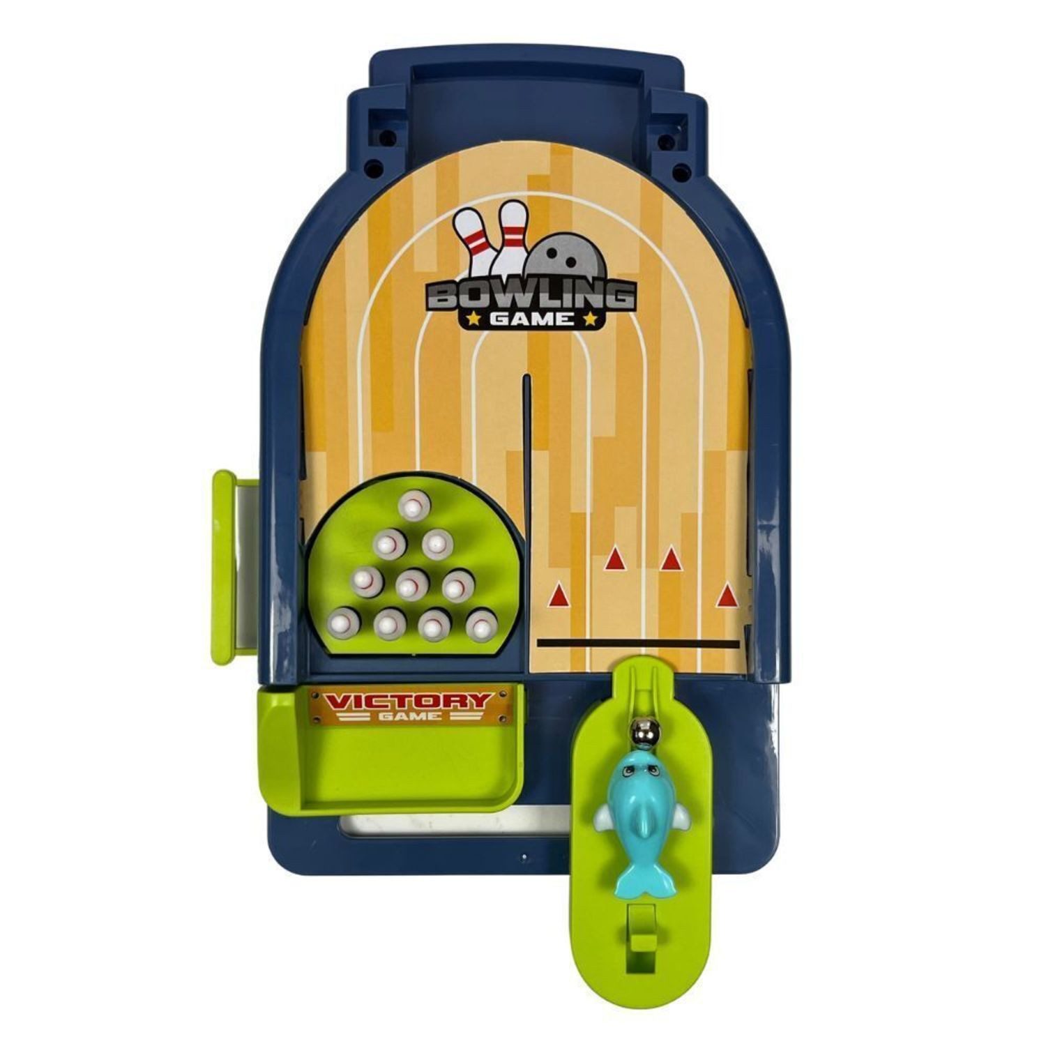 Spiel Mini Tisch Bowling Spielzeug mit 10 Pins und Bällen