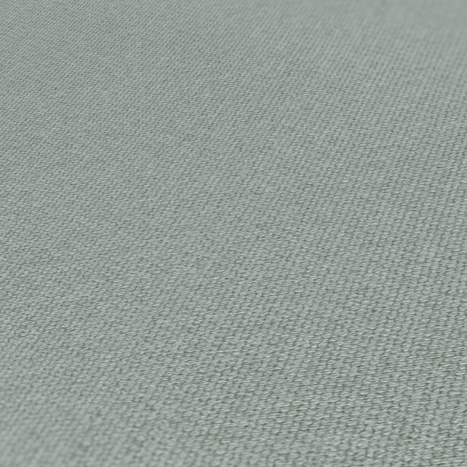 Grün,Grau Vliestapete (1 Unitapete matt, Création Nara A.S. strukturiert, St), Einfarbig, leicht