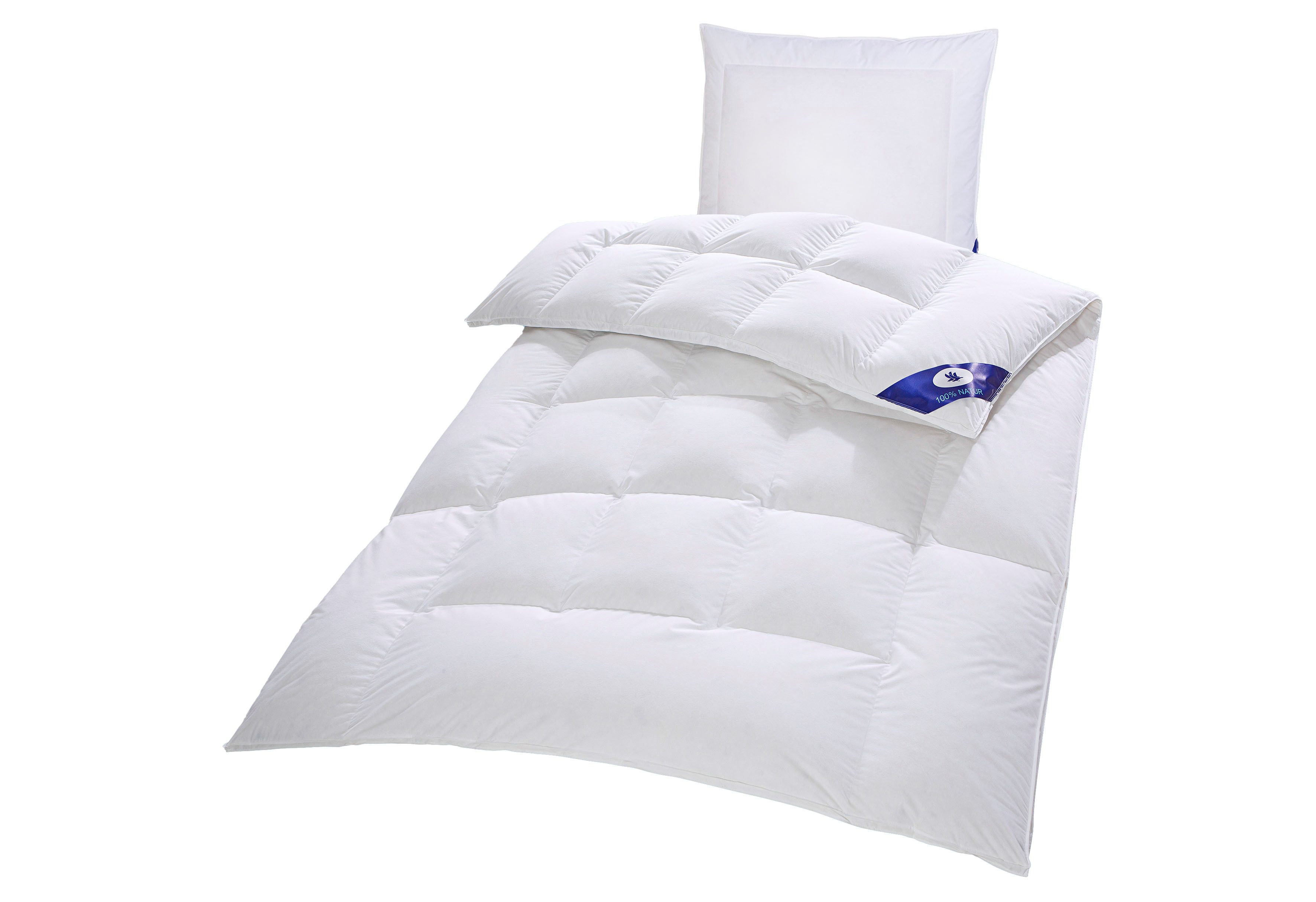 Otto Keller Daunenbettdecke + Kopfkissen Anna, Füllung: Bettdecke: 100% Dau günstig online kaufen