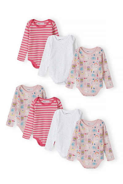 MINOTI Langarmbody 7er-Pack Langarm-Bodys (0-3y)