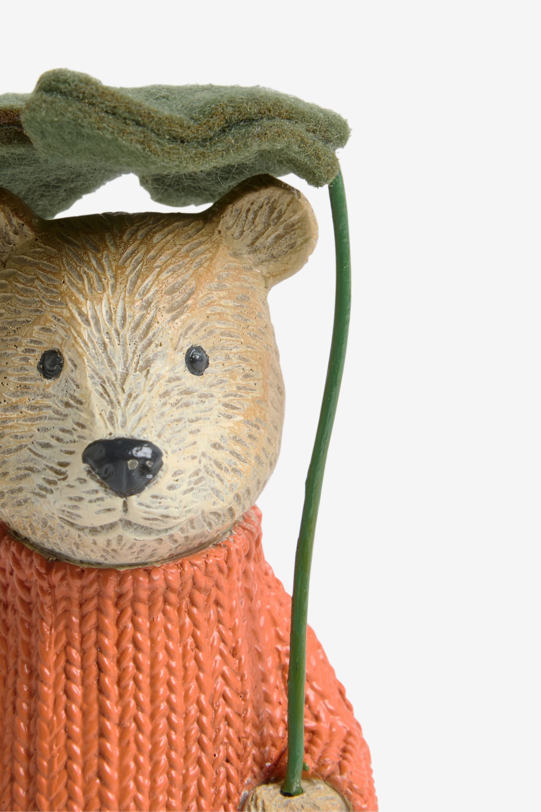 Next Dekofigur Bertie Bär Ornament mit herbstlichem Laub aus Filz günstig online kaufen