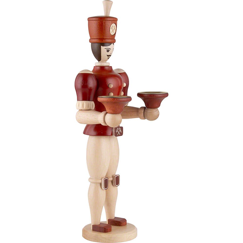 Zeidler Holzkunst Dekofigur Bergmann für Kerzen (30cm) von Zeidler Holzkunst