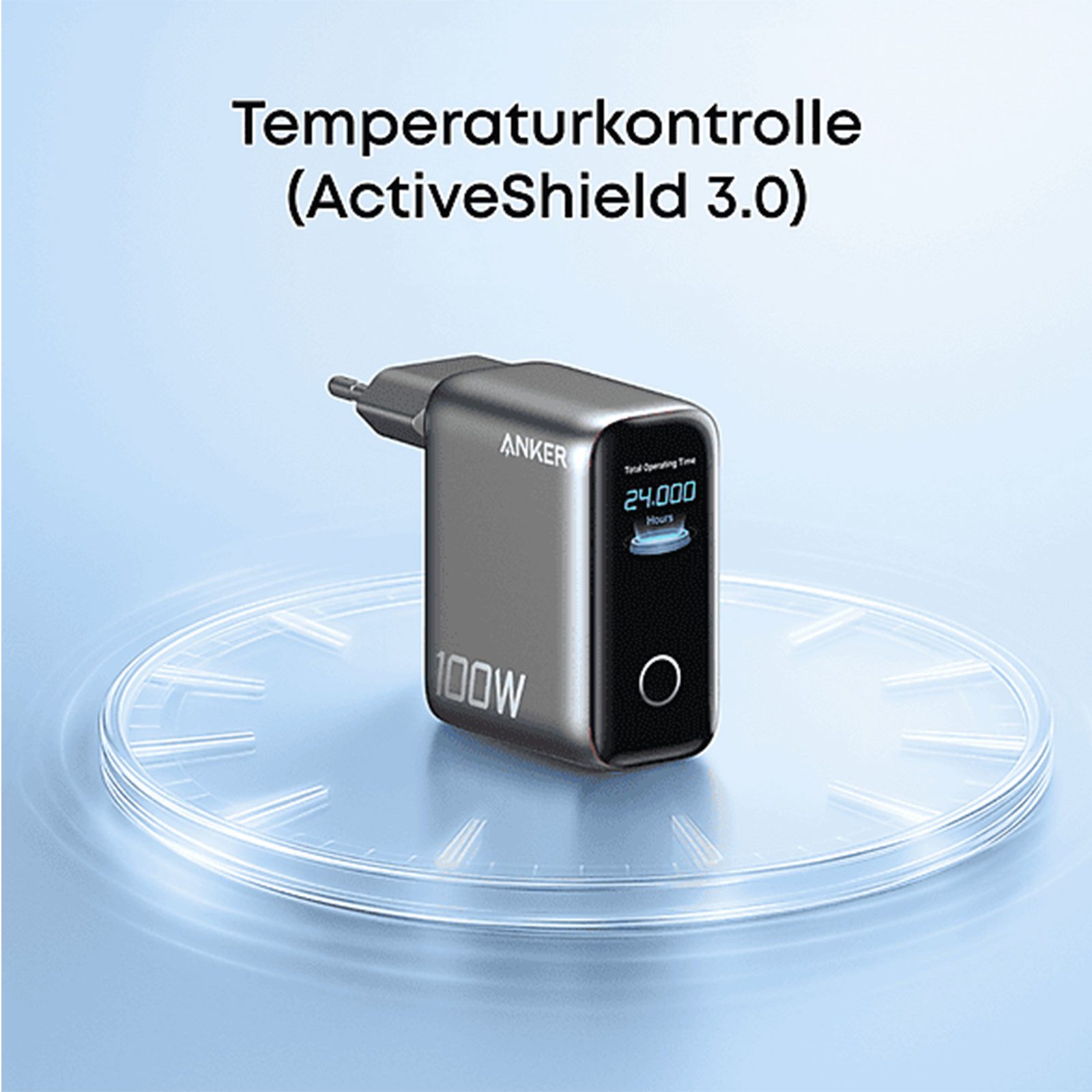 Anker B121B Ladestation (Schnelllade-USB-Netzteil mit 2 USB-C Anschlüssen)