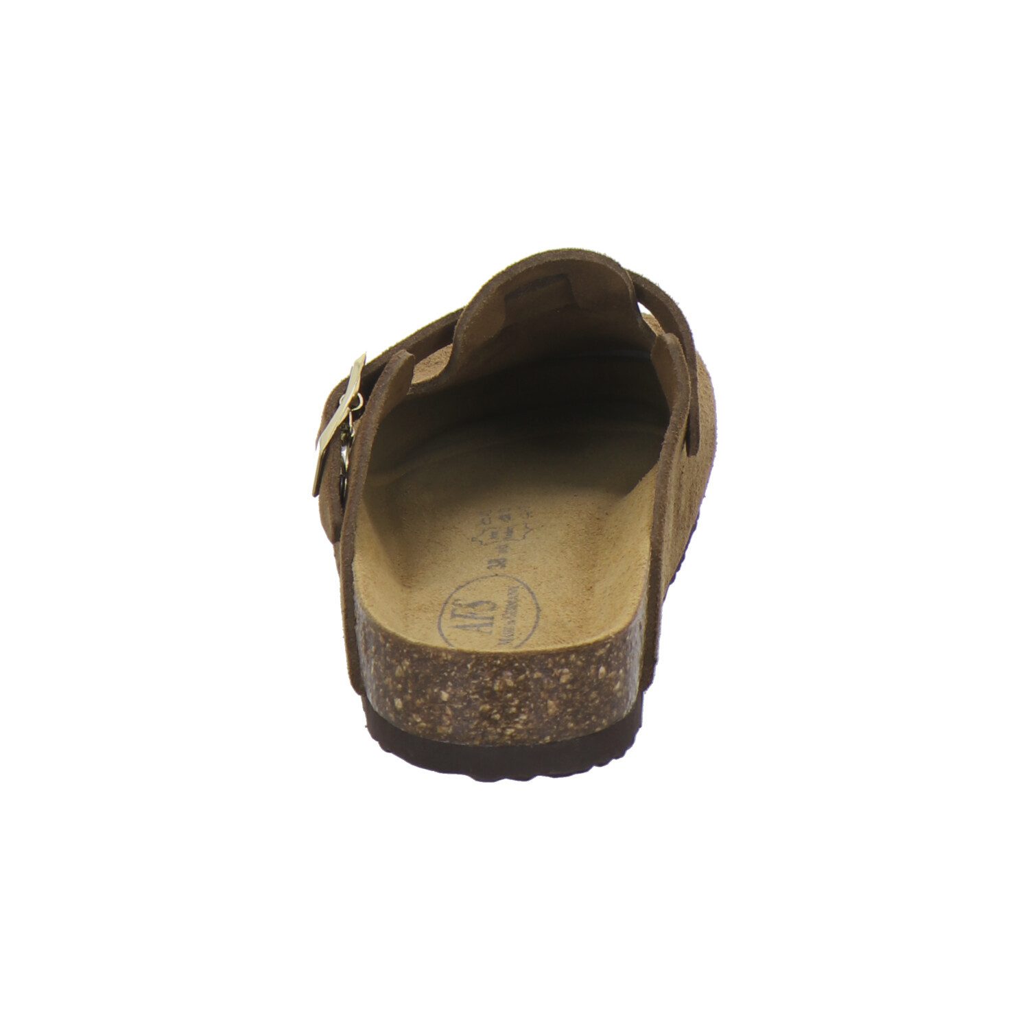 AFS-Schuhe 290079 Clogs Pantolette für Damen aus Leder mit Fußbett, Hausschuhe Made in Germany