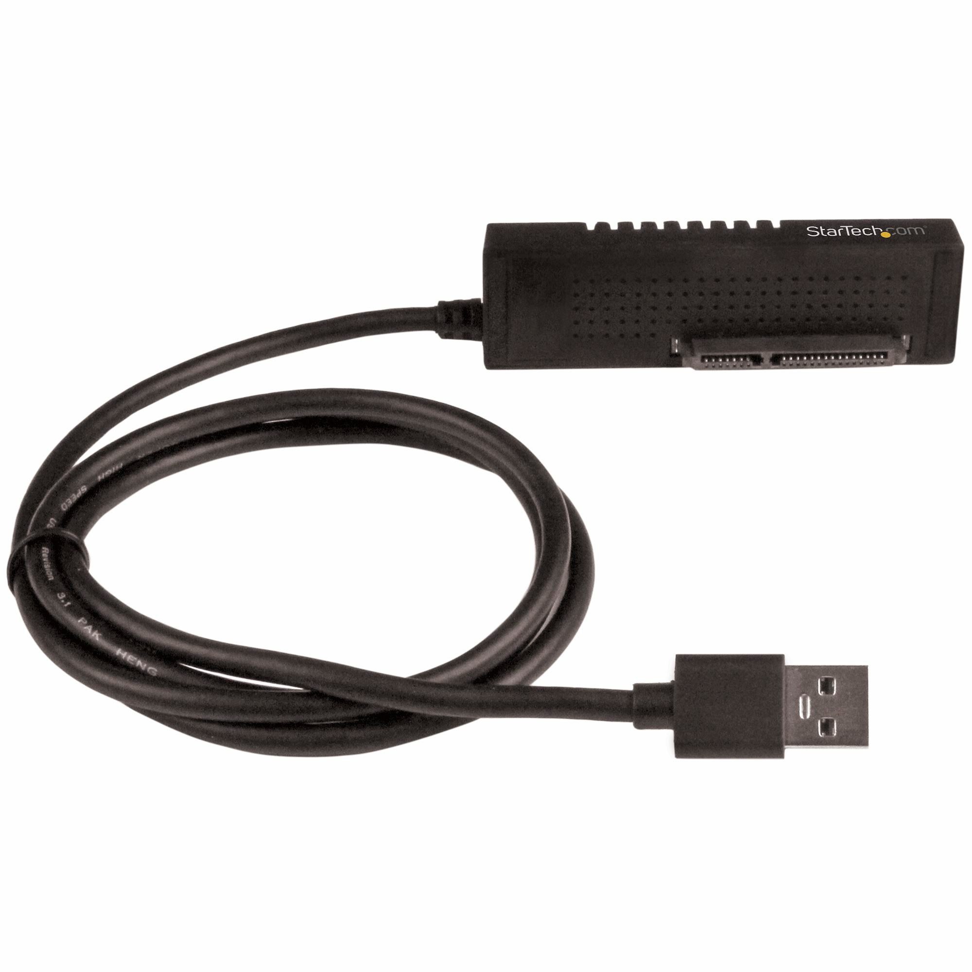 Startech.com Festplatten-Gehäuse STARTECH.COM USB 3.1 10Gbit/s Adapter Kabel für 6,4cm 2,5Zoll und 8,9c