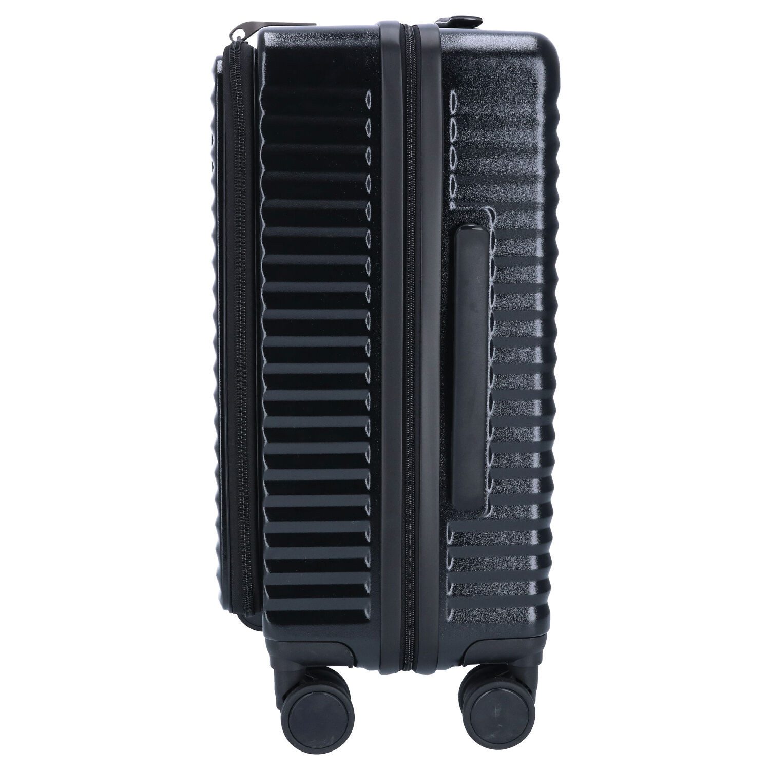 TheTrueC Koffer TheTrueC 4-Rad Trolley S - MONACO Black, 4 Rollen Rollen