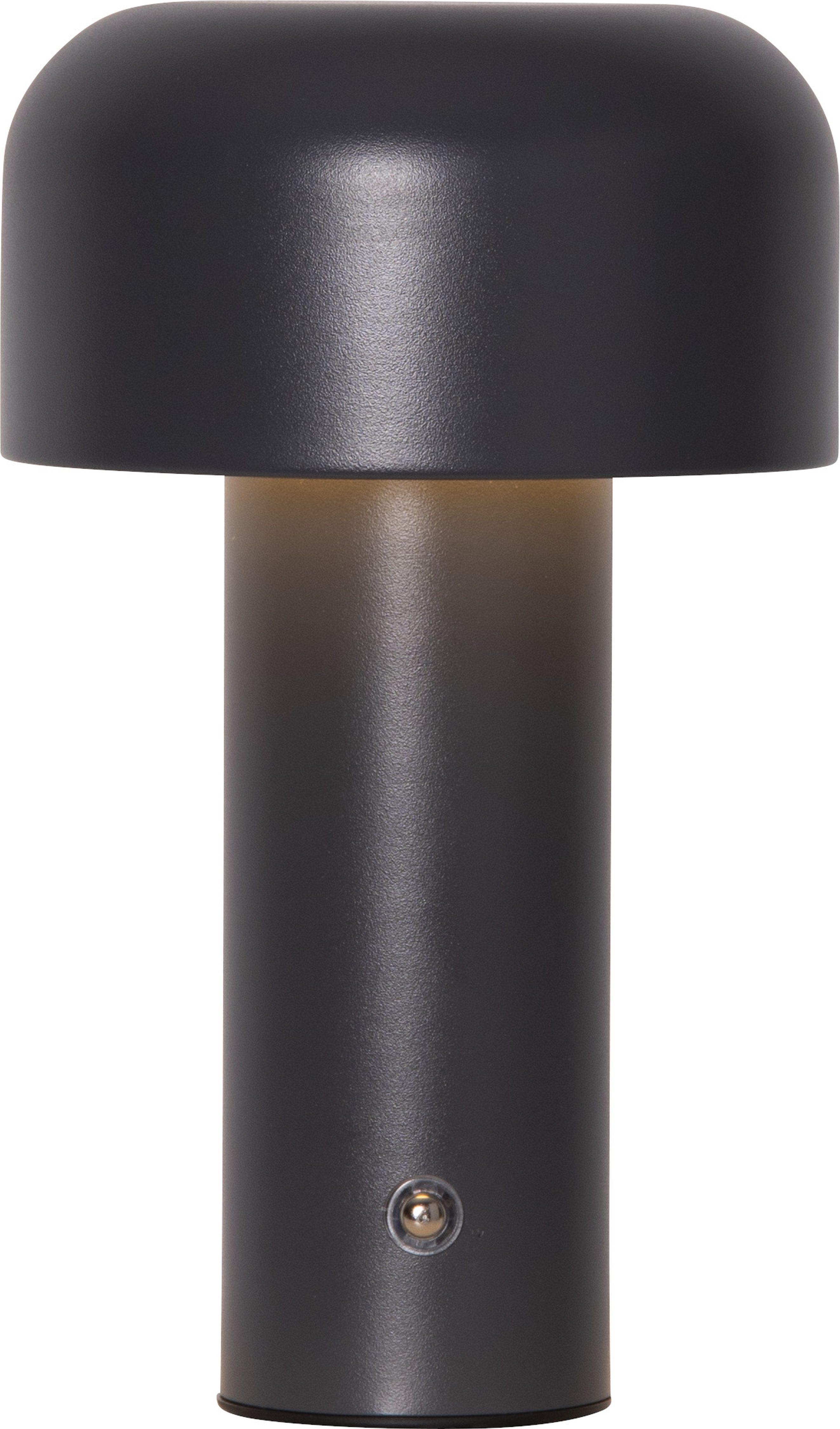 STAR TRADING LED Tischleuchte Tischlampe Bobby, USB-Anschluss mit Ladefunktion, LED fest integriert, warmweiß - kaltweiß, Akku-Tischleuchte, 3 Lichtfarben, Touch-Dimmer am Fuß, USB-C-Ladekabel