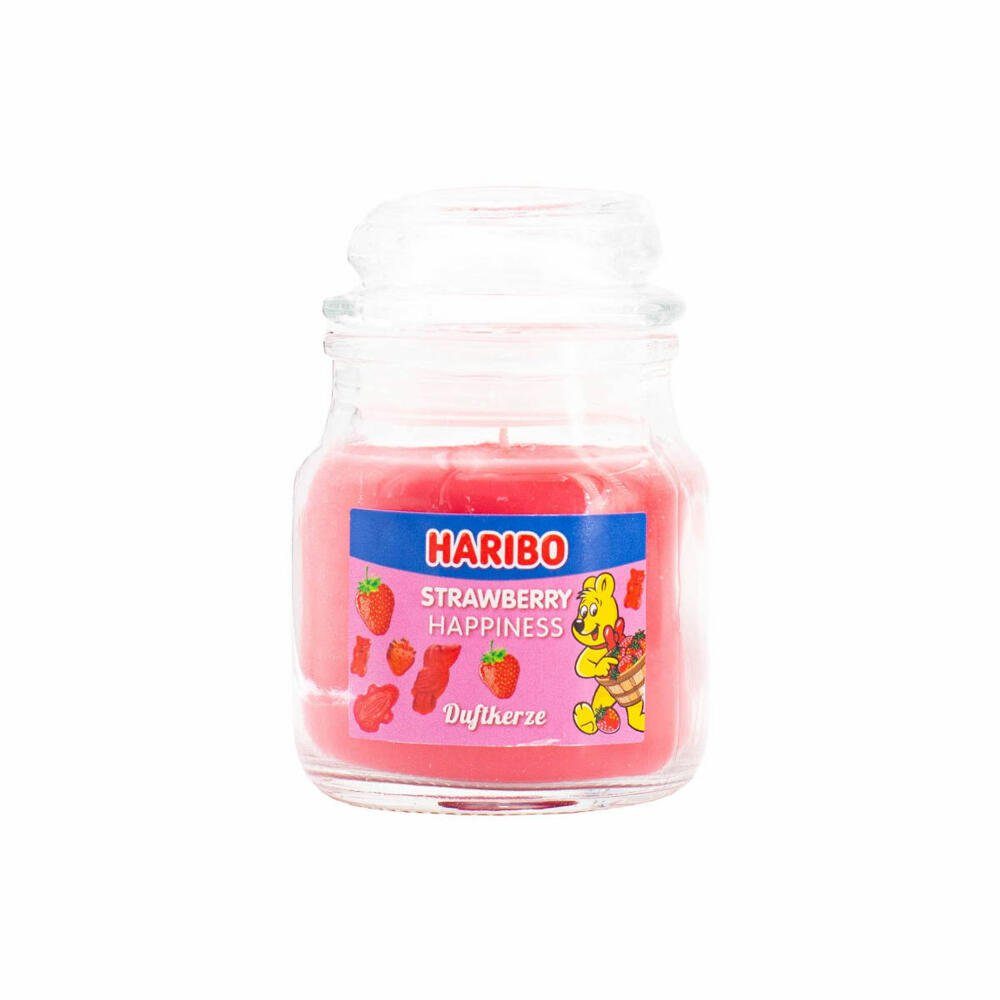 HARIBO Duftkerze Strawberry Happiness Mini