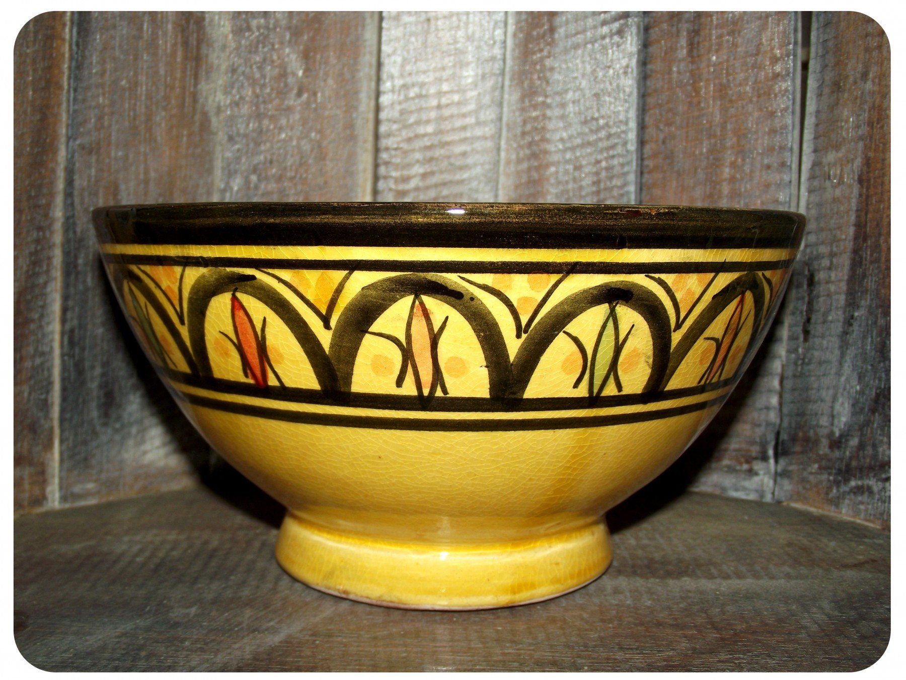 SIMANDRA Schüssel Orientalische marokkanische Keramikschüssel, Keramik, (Mittel, 1-tlg), handarbeit