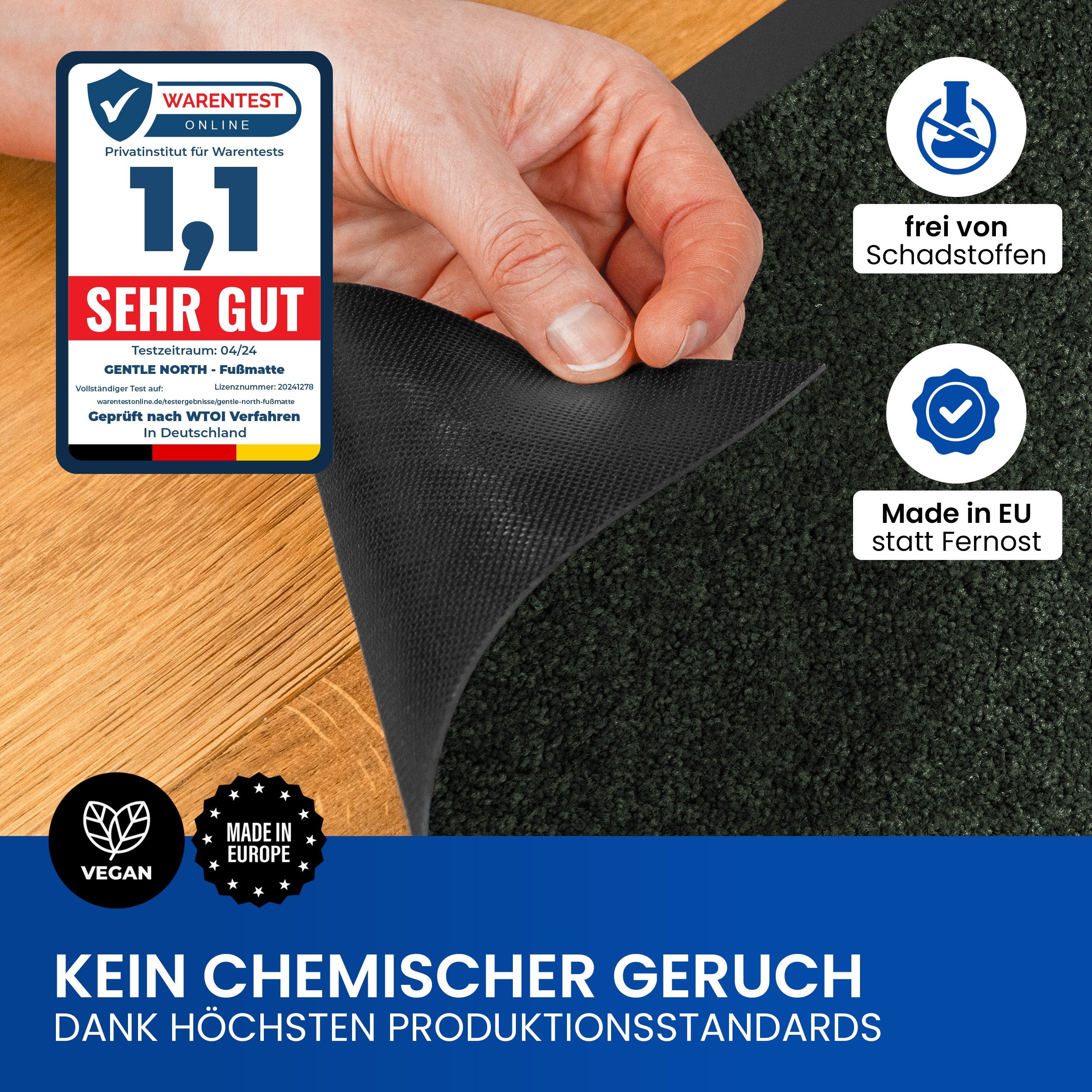 Gentle North Fußmatte für Innen & Außen - Schmutzfangmatte – Bild 4 von 5