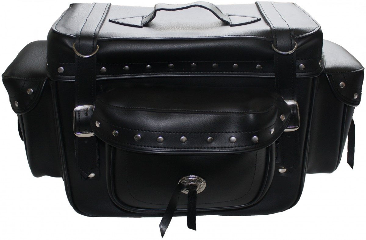 German Wear Satteltasche GW555, Motorrad Satteltasche aus Kunstleder
