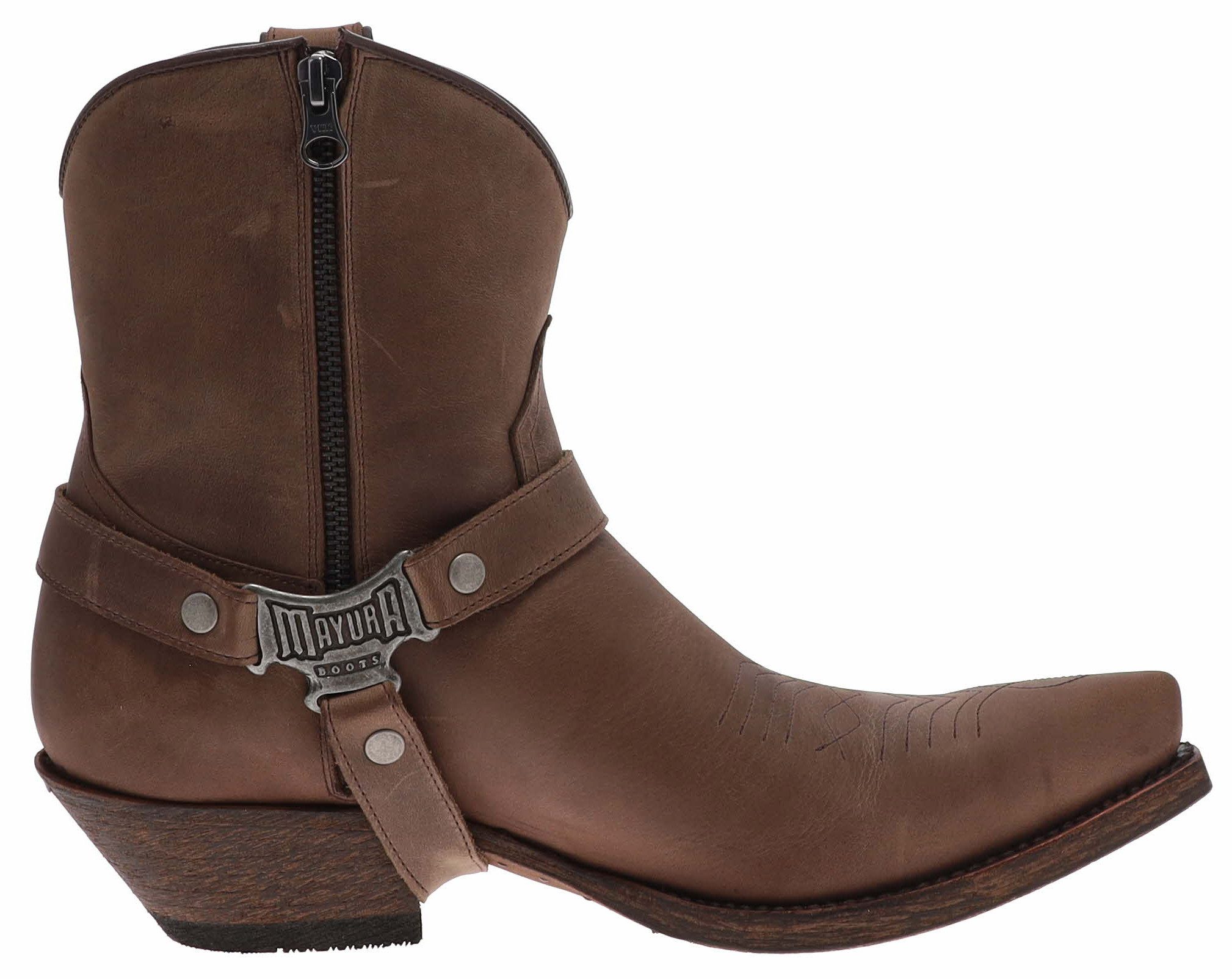 Mayura Boots MB014 Westernstiefelette Braun Westernstiefelette Rahmengenäht