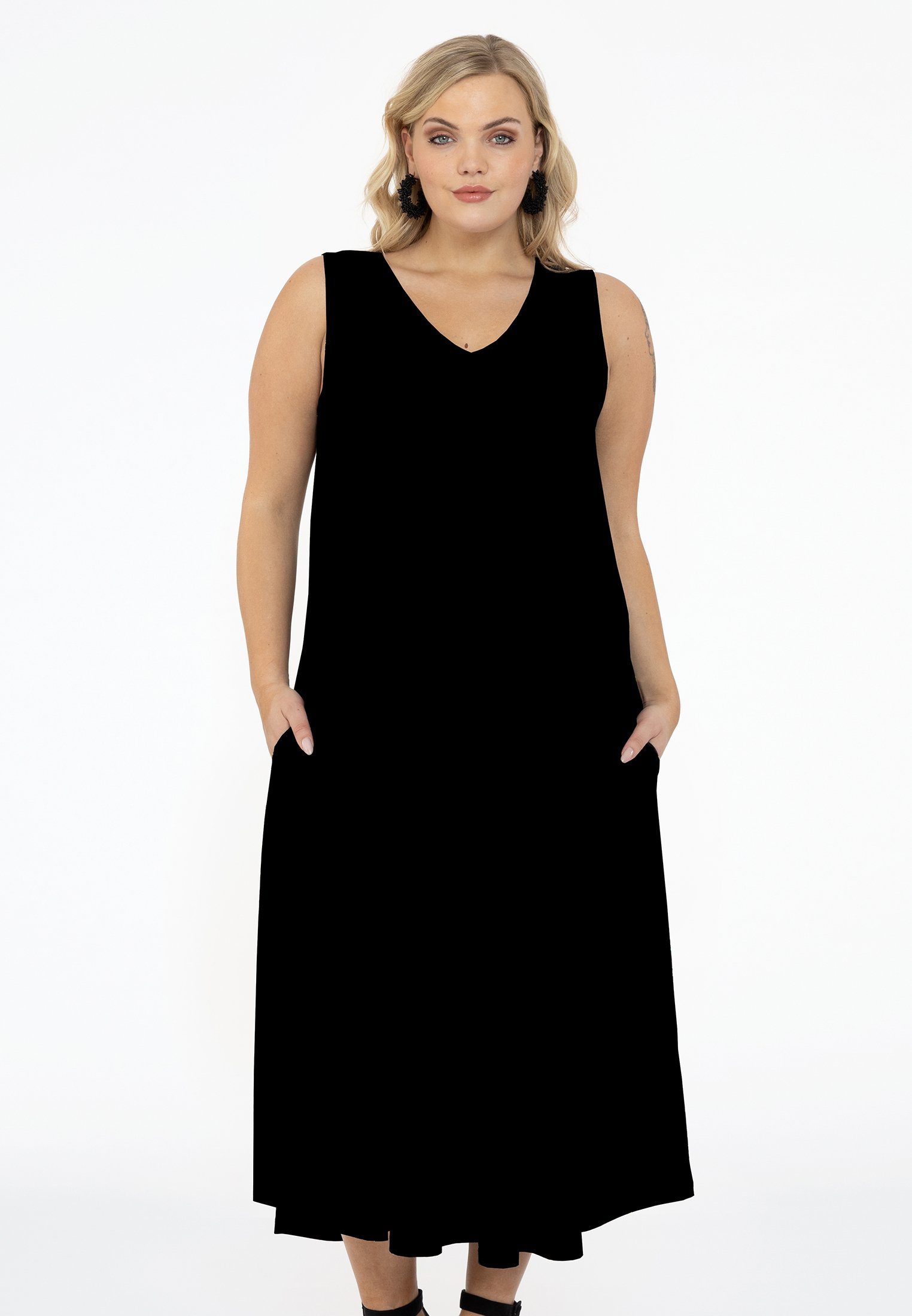 Yoek A-Linien-Kleid Große Größen