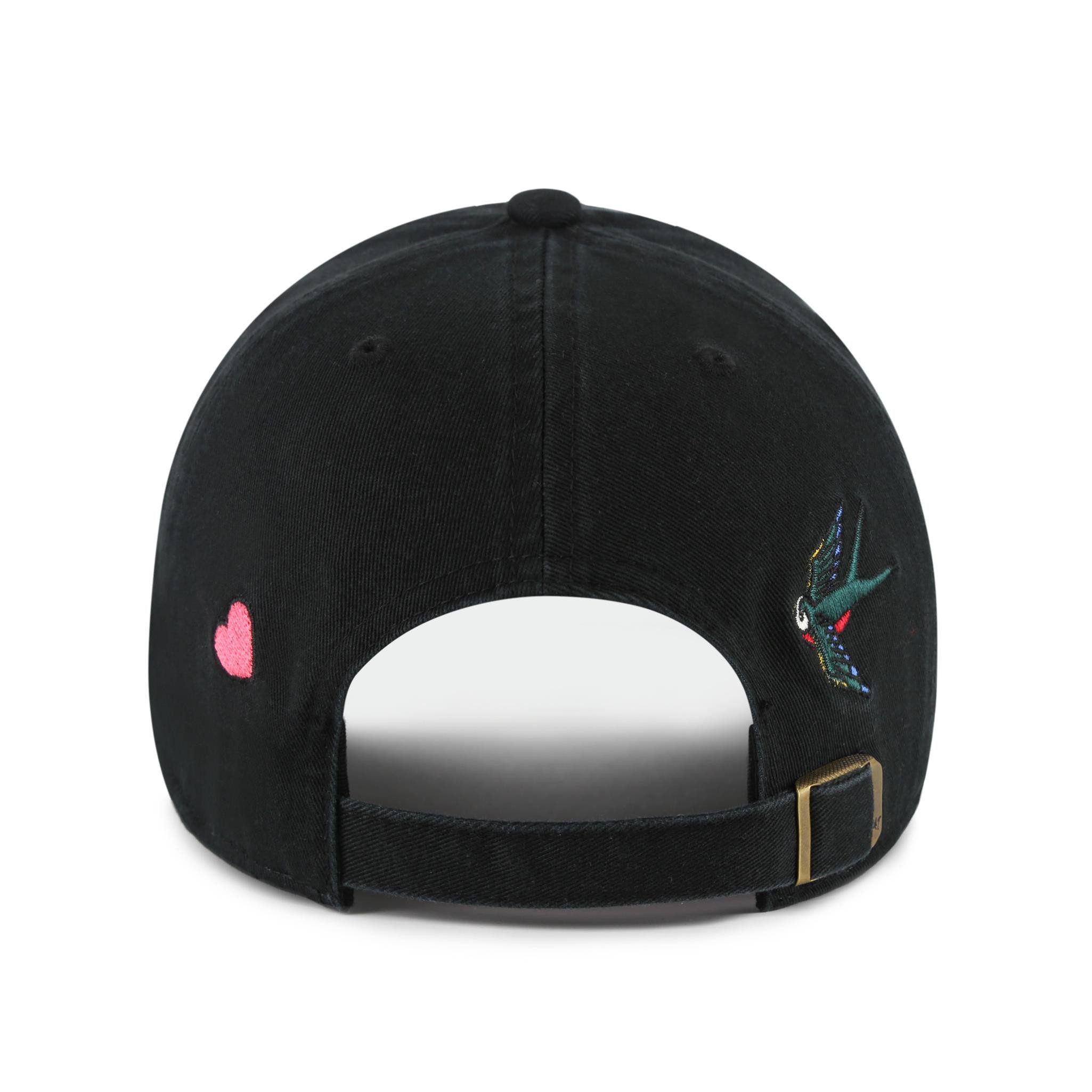 '47 Brand Baseball Cap '47 Brand Cap Multi Scatter CLEAN UP Los Angeles Dodgers Black (Basecap, Basecap, Clean Up Cap) Used-Look (Garment Wash) – Bild 3 von 3