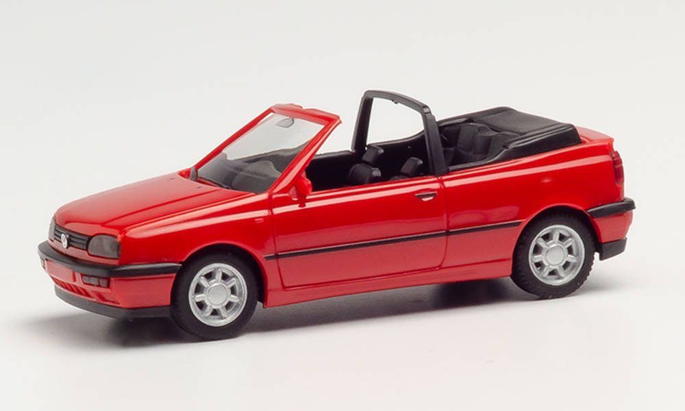 Herpa Modellbausatz Herpa 021548-002 VW Golf III Cabrio rot H0 1:87